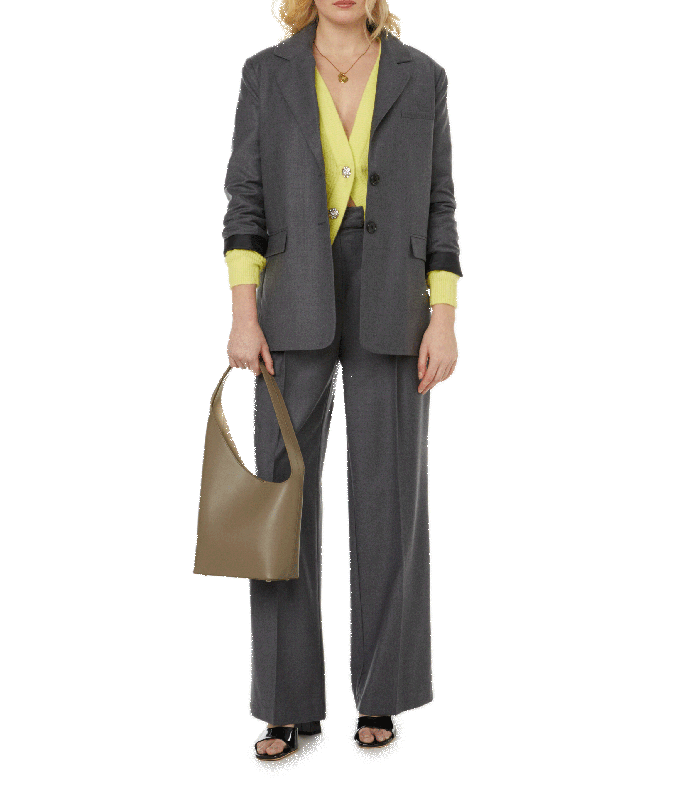 Straight-fit jacket SAISON 1865 Grey