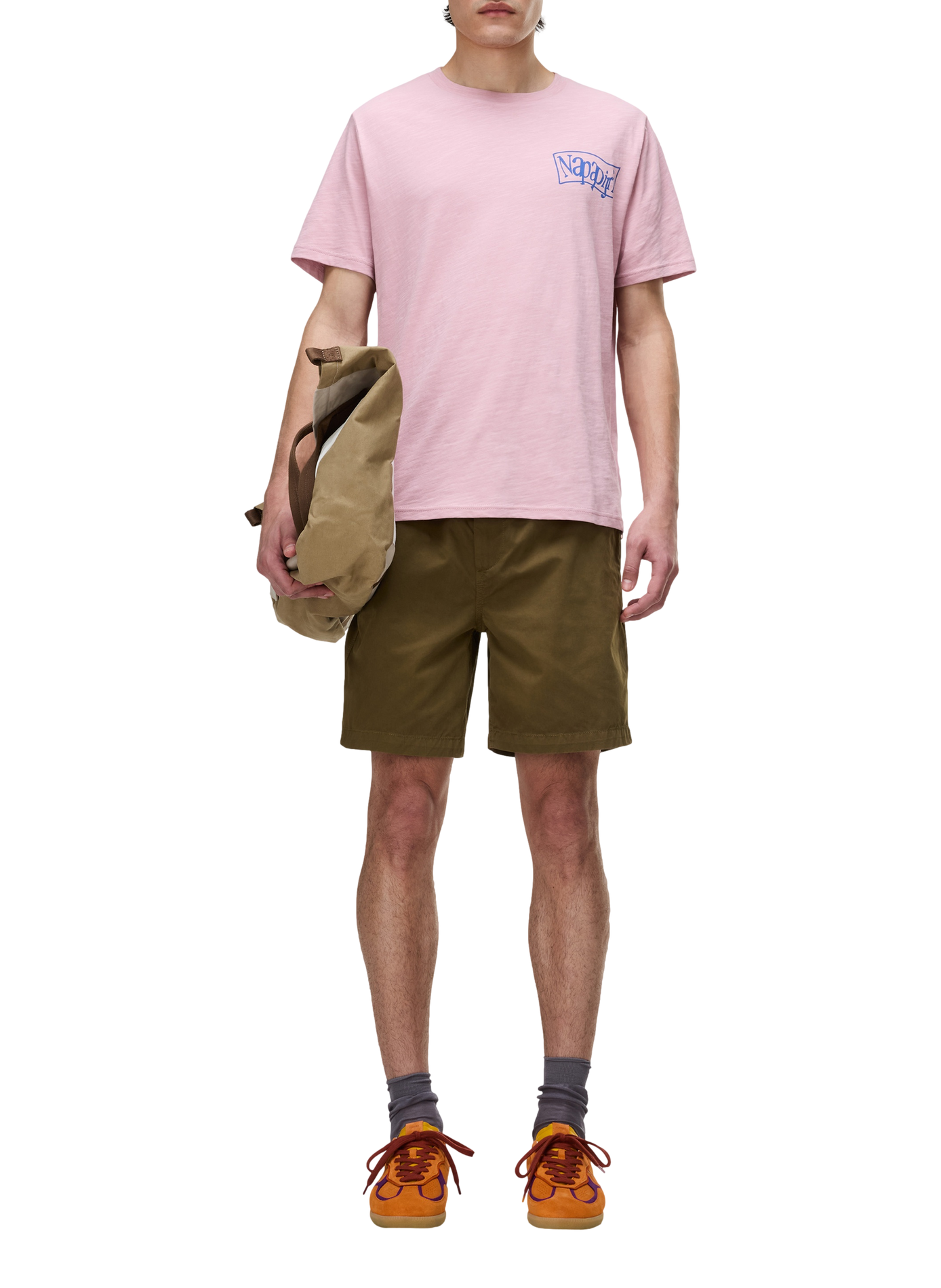 Short droit N-Hyperion en coton NAPAPIJRI Kaki