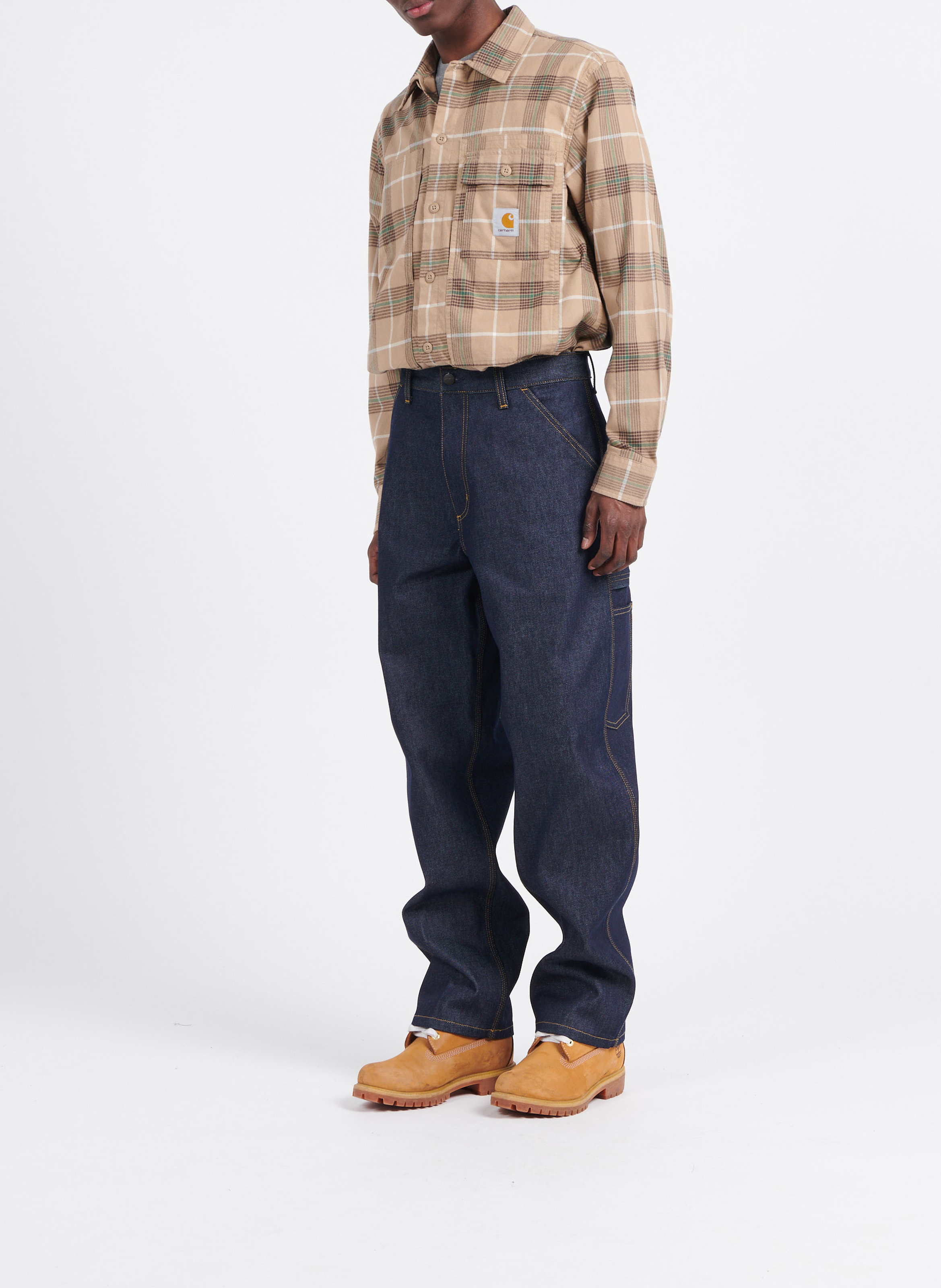 Jean single knee CARHARTT WIP Bleu