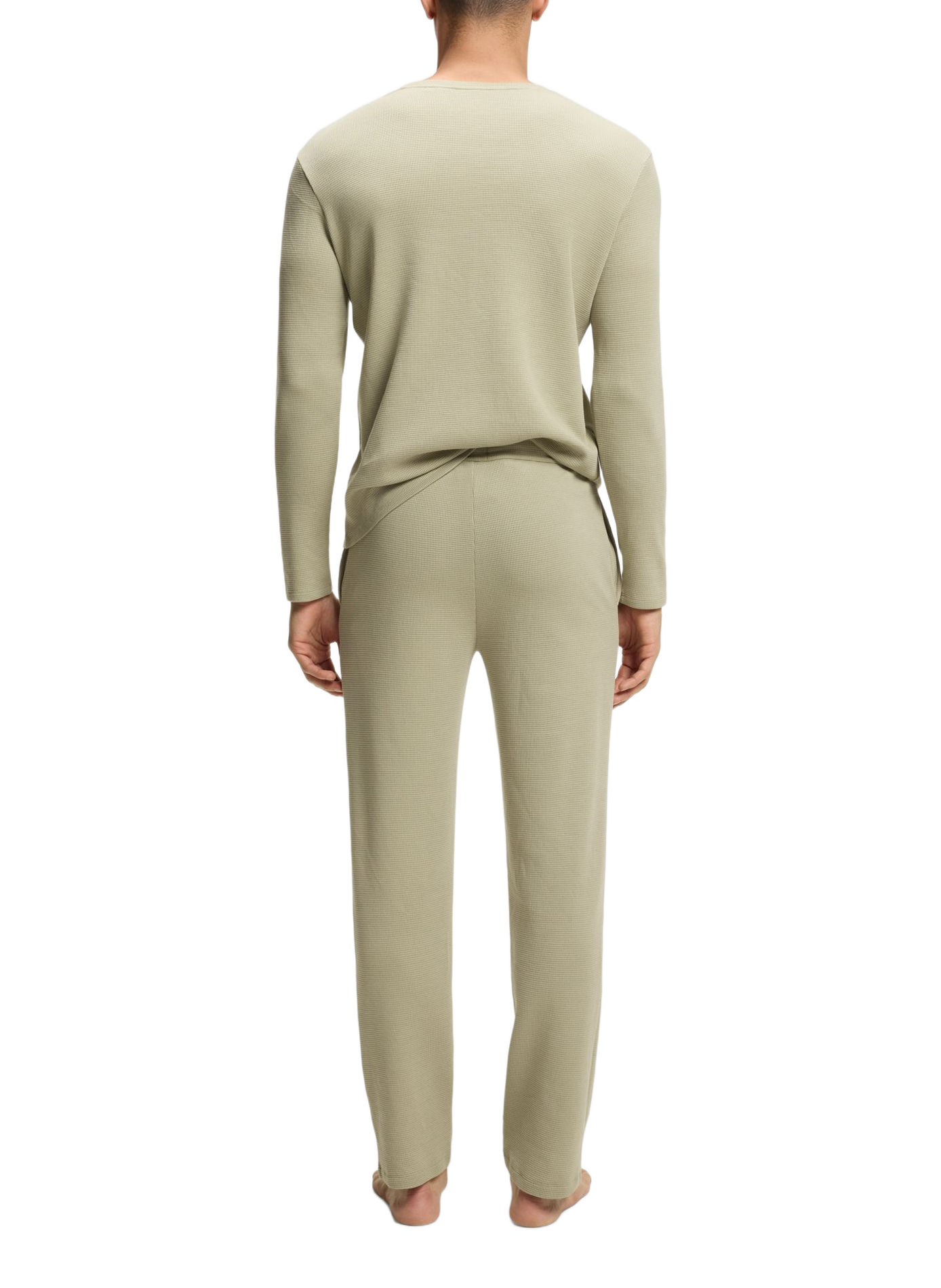 Pantalón de chándal de mezcla de algodón BOSS Verde