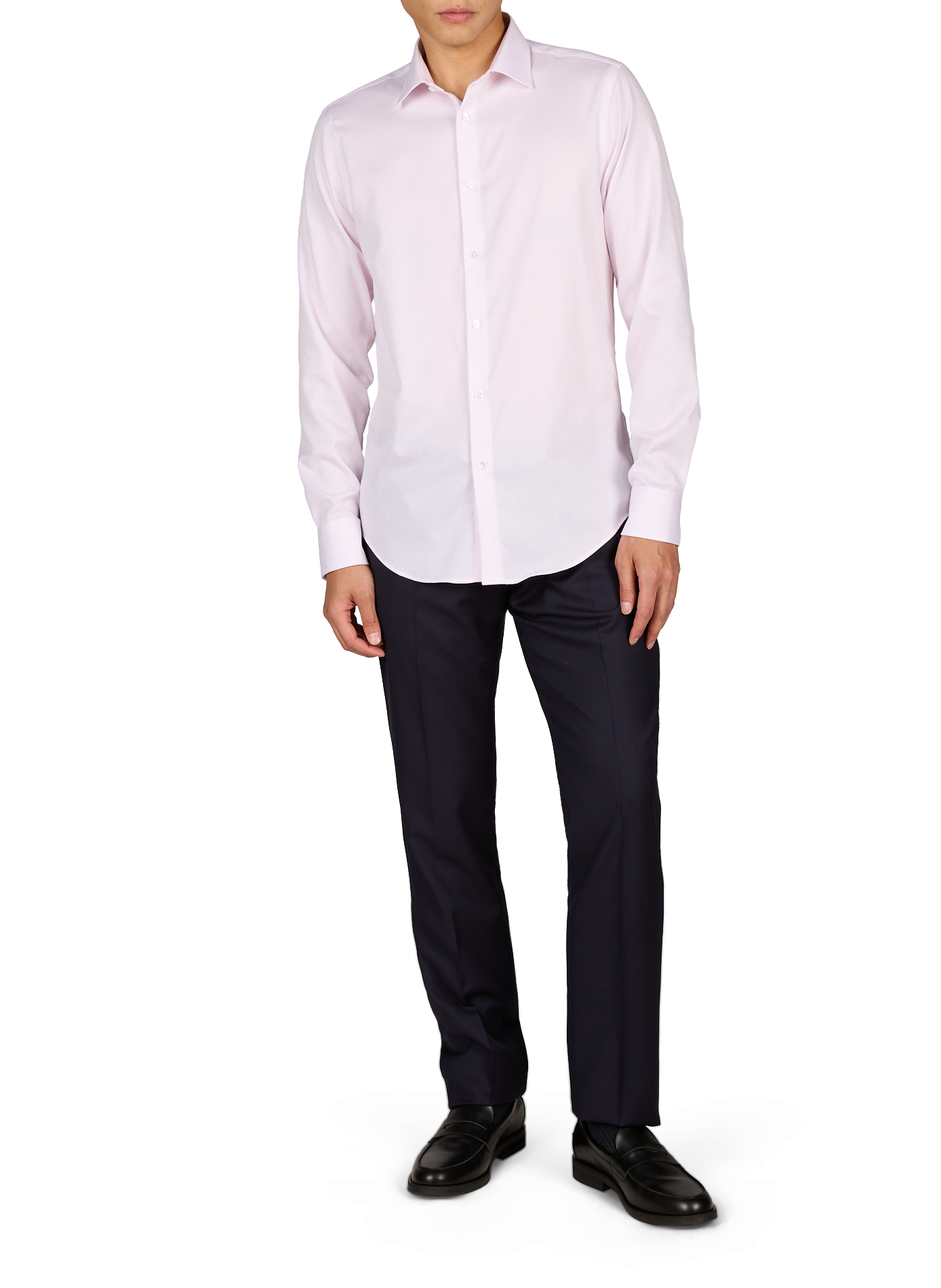 Straight buttoned jacquard shirt CALVIN KLEIN Pink