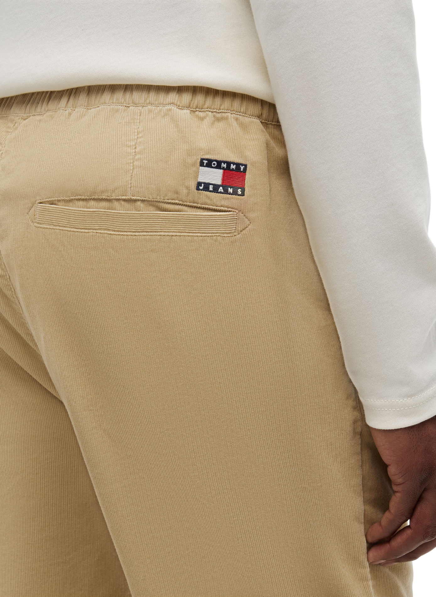 Cotton suit trousers TOMMY HILFIGER Beige
