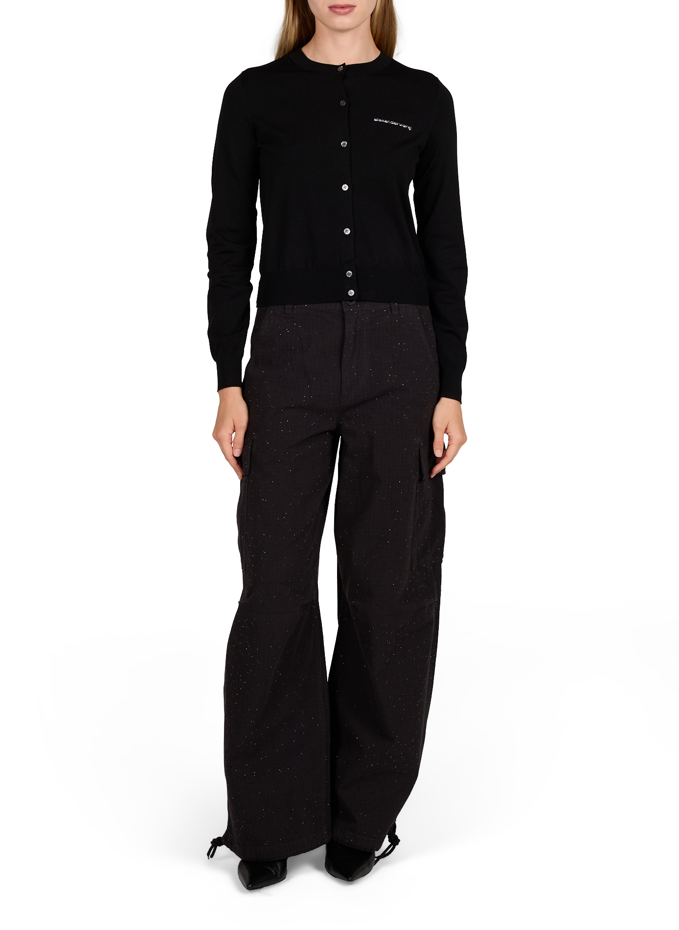 Ronde hals vest ALEXANDER WANG Zwart