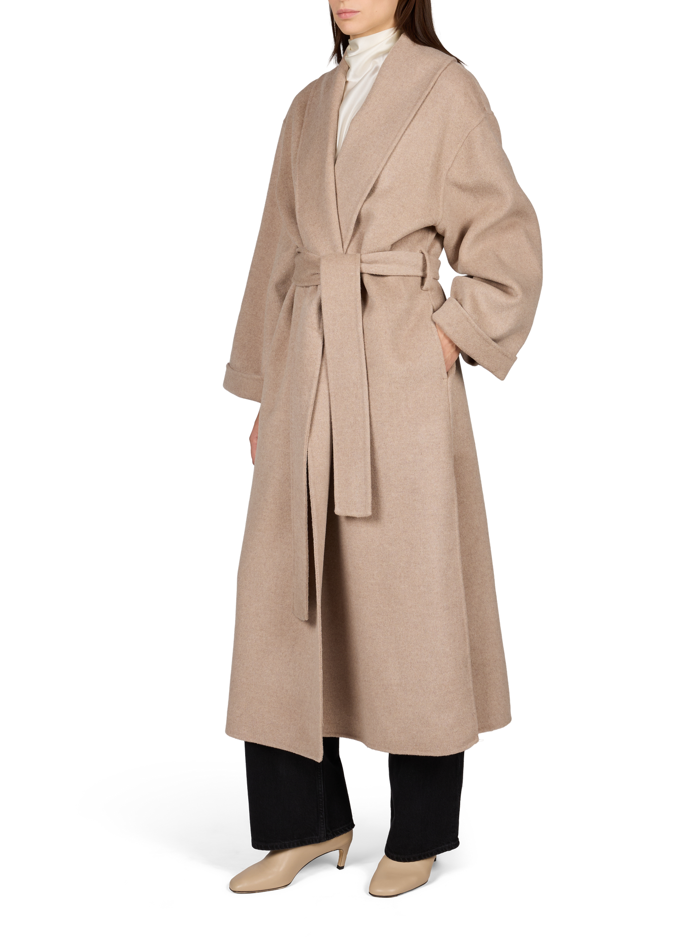 Manteau oversize Trullem en laine BY MALENE BIRGER Marron