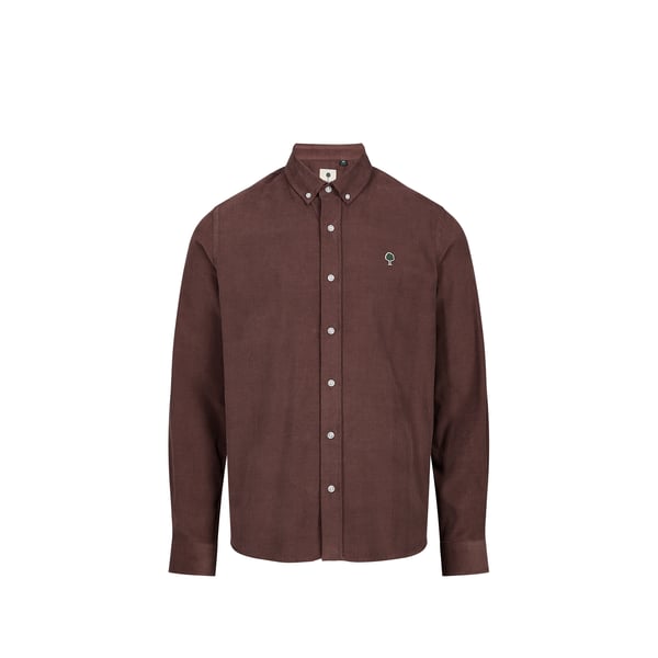 Chemise droite côtelée en coton Chemise droite côtelée en coton