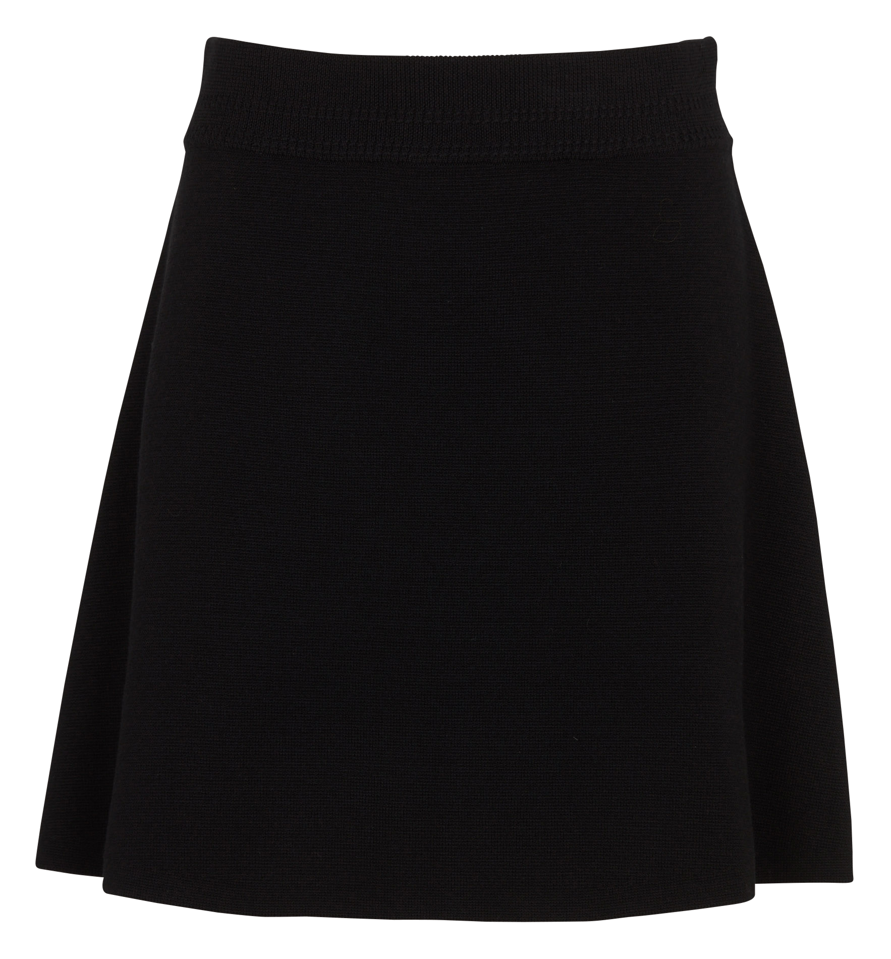 Jupe courte évasée en laine virginia MAISON 123 Noir
