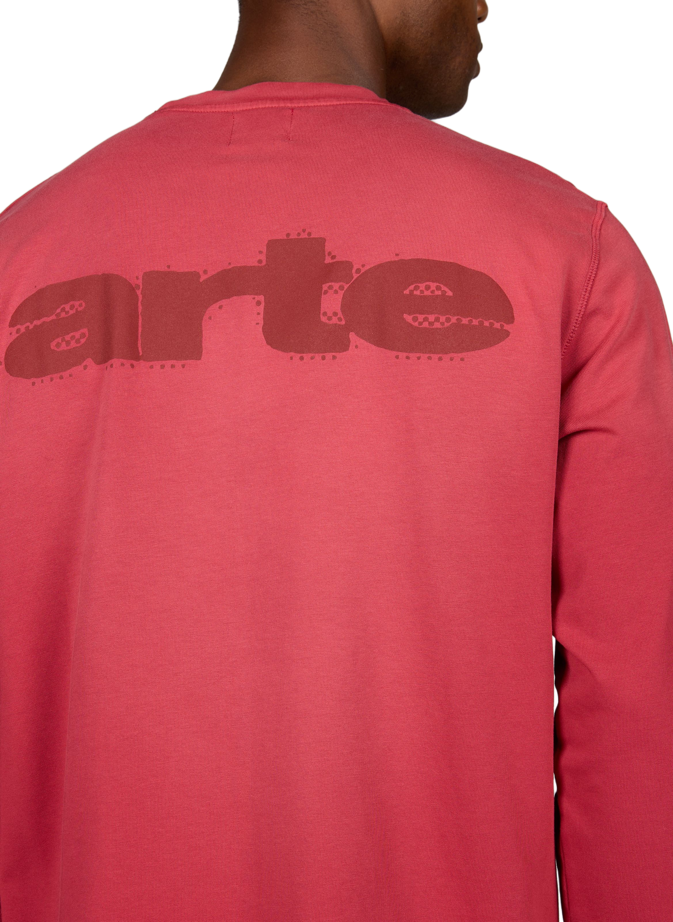 Rundhalsausschnitt T-Shirt aus Baumwolle ARTE ANTWERP Rot