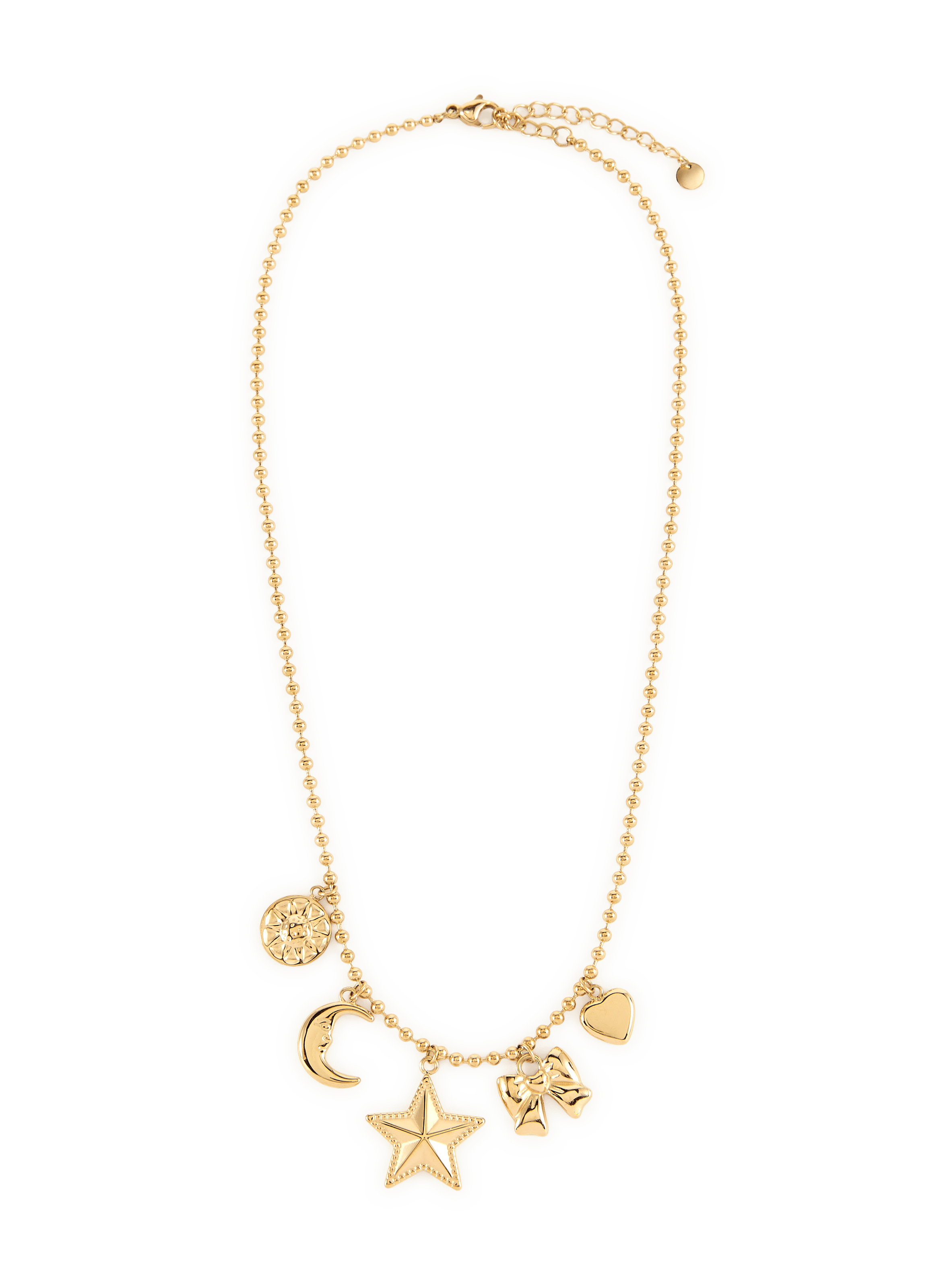 Charm Necklace AU PRINTEMPS PARIS Golden