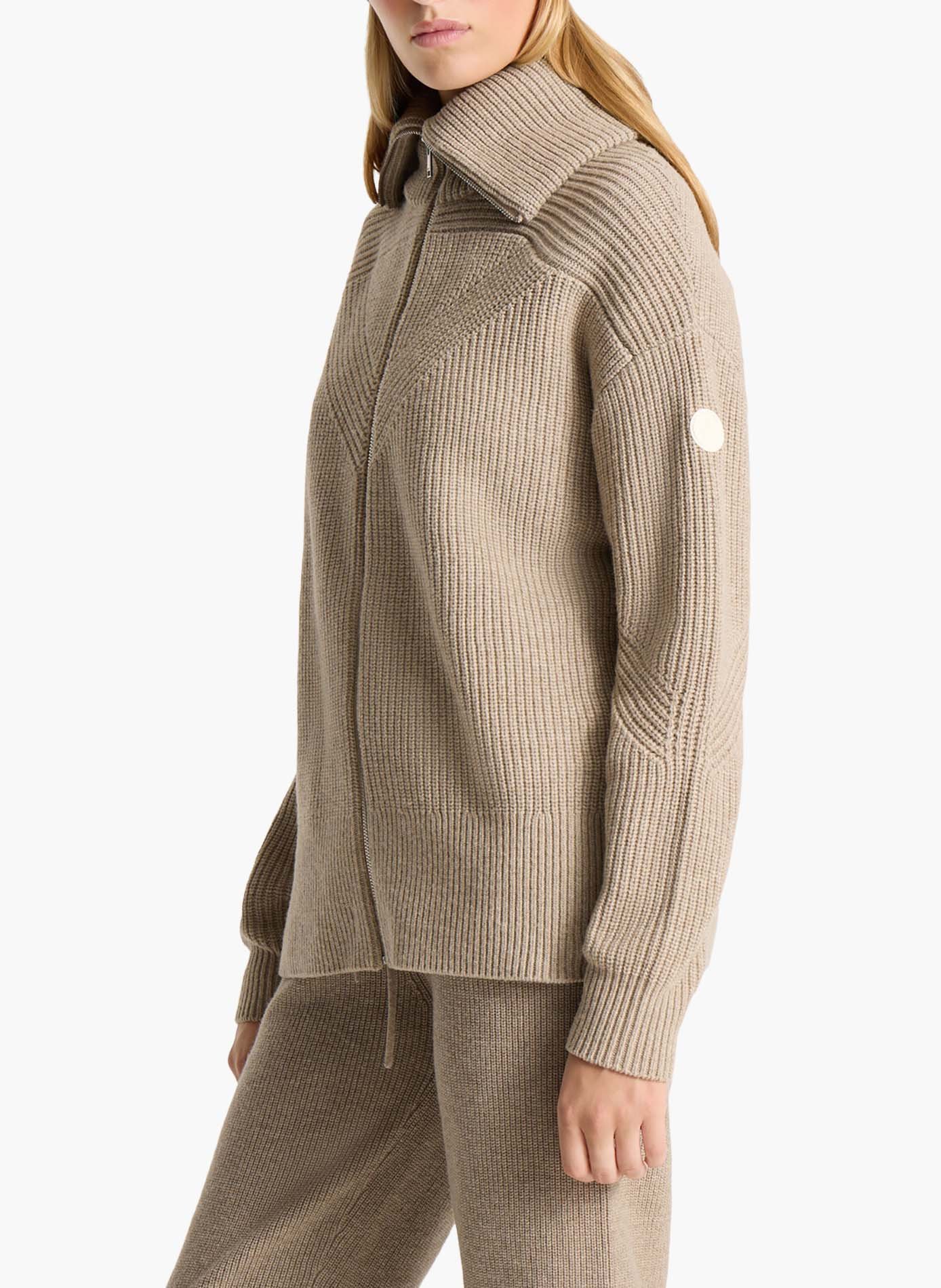 Gilet hesyala col polo coupe regular FUSALP Beige