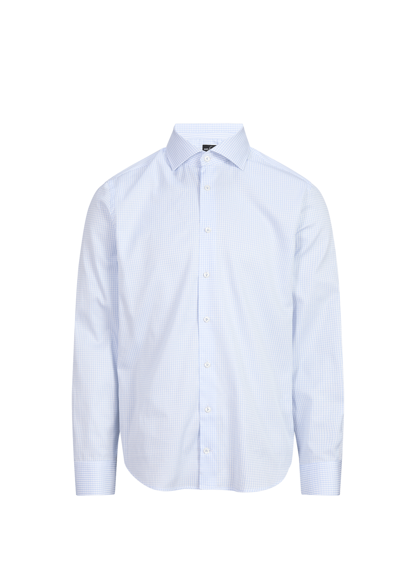 Straight small-check shirt VAN LAACK Brown