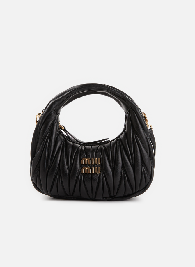 Quilted leather handbag MIU MIU
