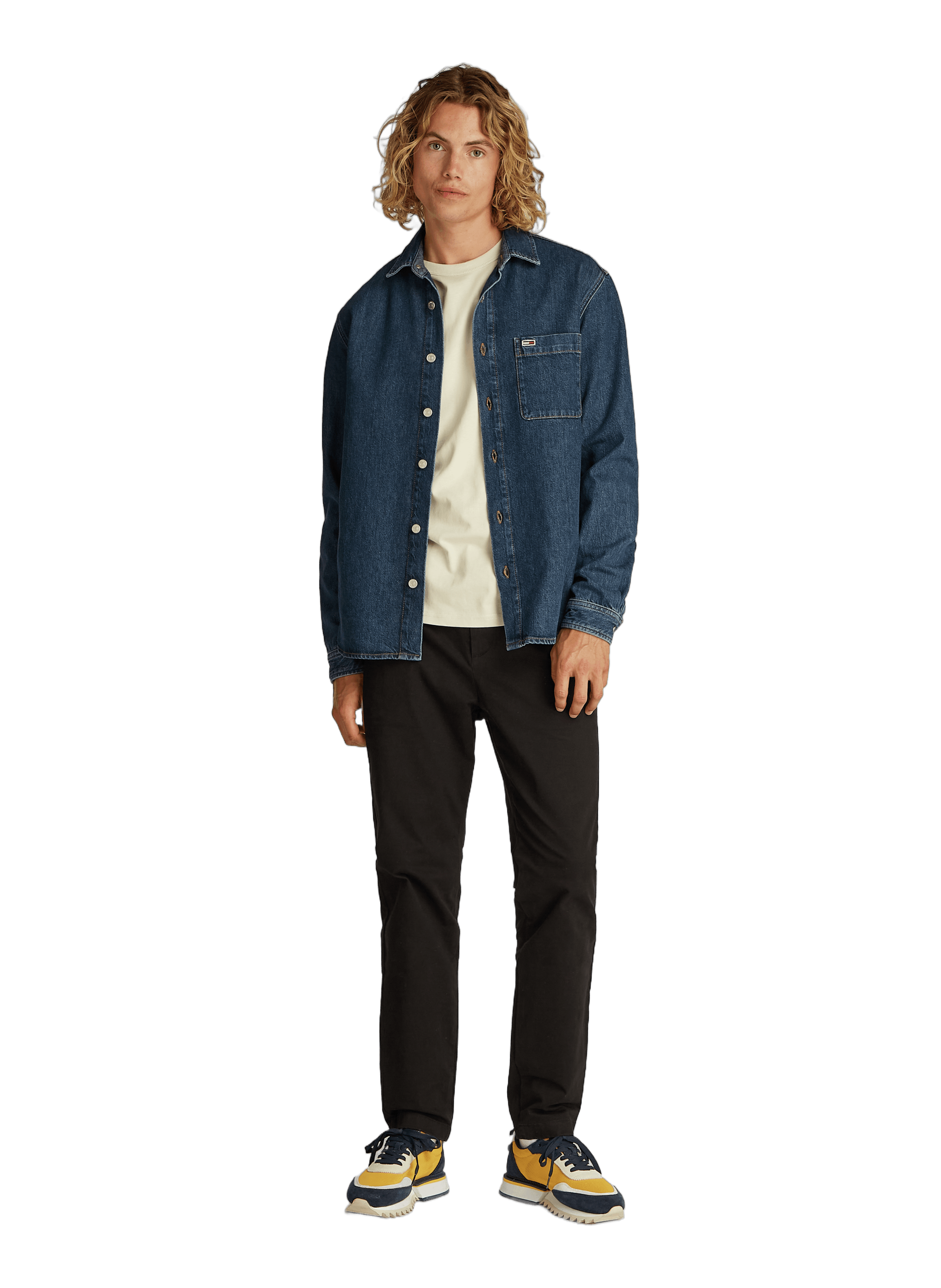 Chemise en jean Bleu