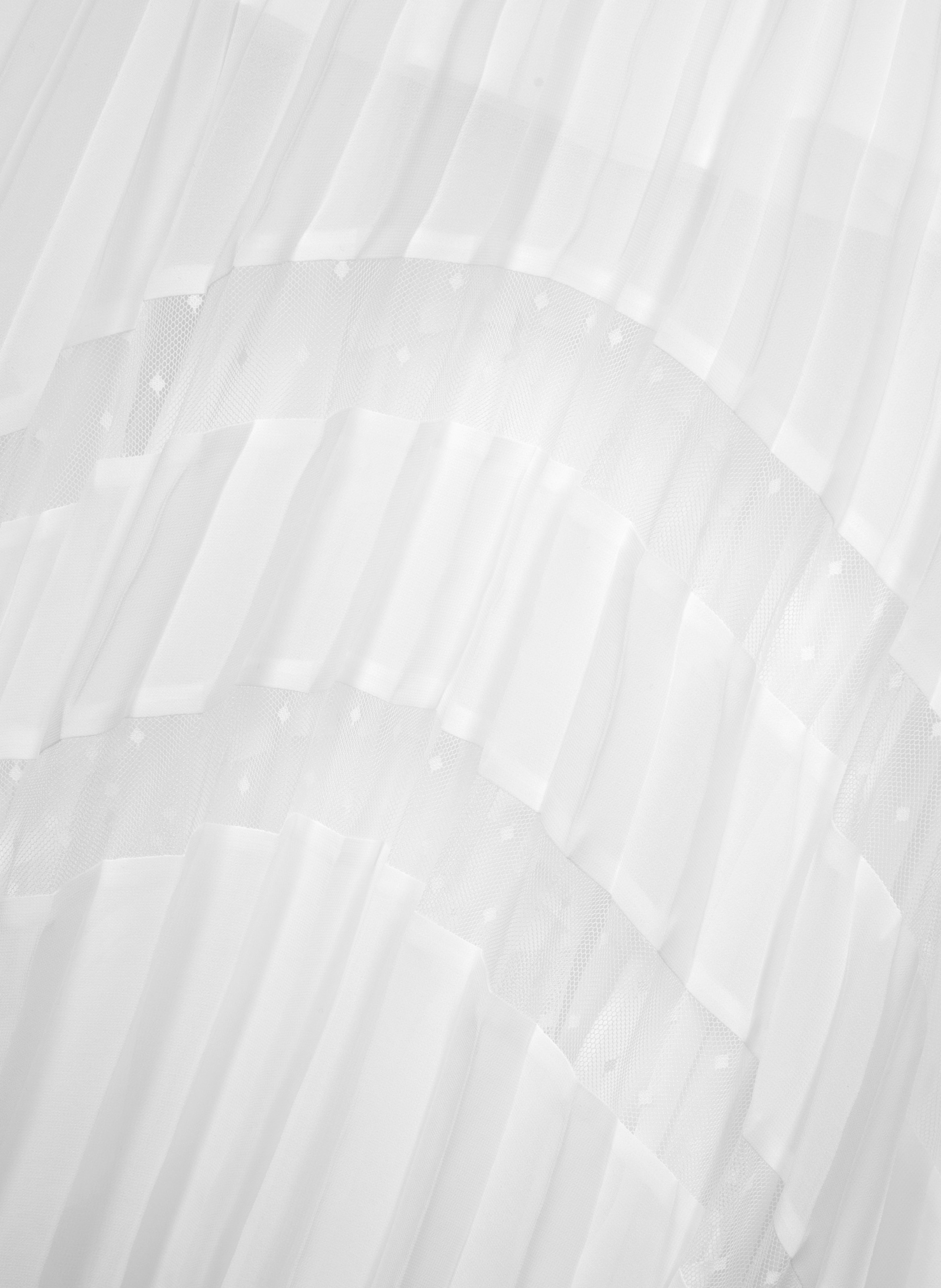 Robe longue plissée avec plumetis THE KOOPLES Beige