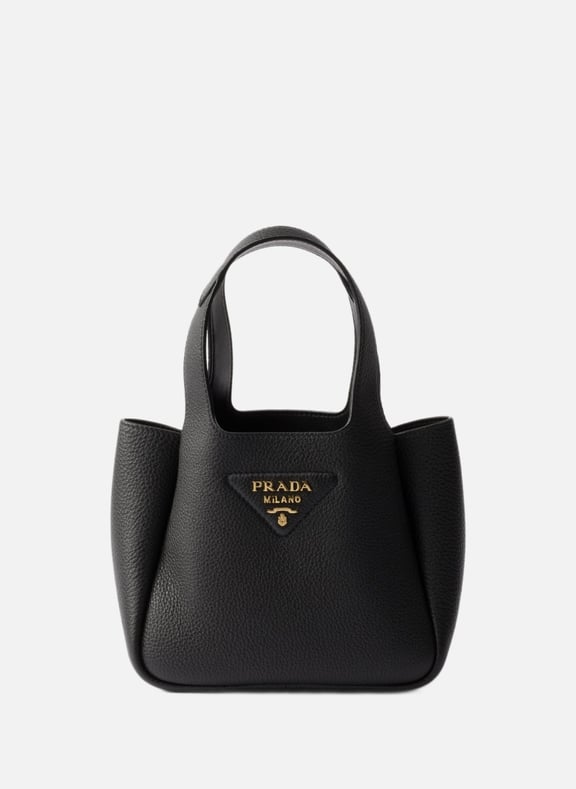 Mini sac à main en cuir Noir by PRADA PRADA Mini sac à main en cuir Noir