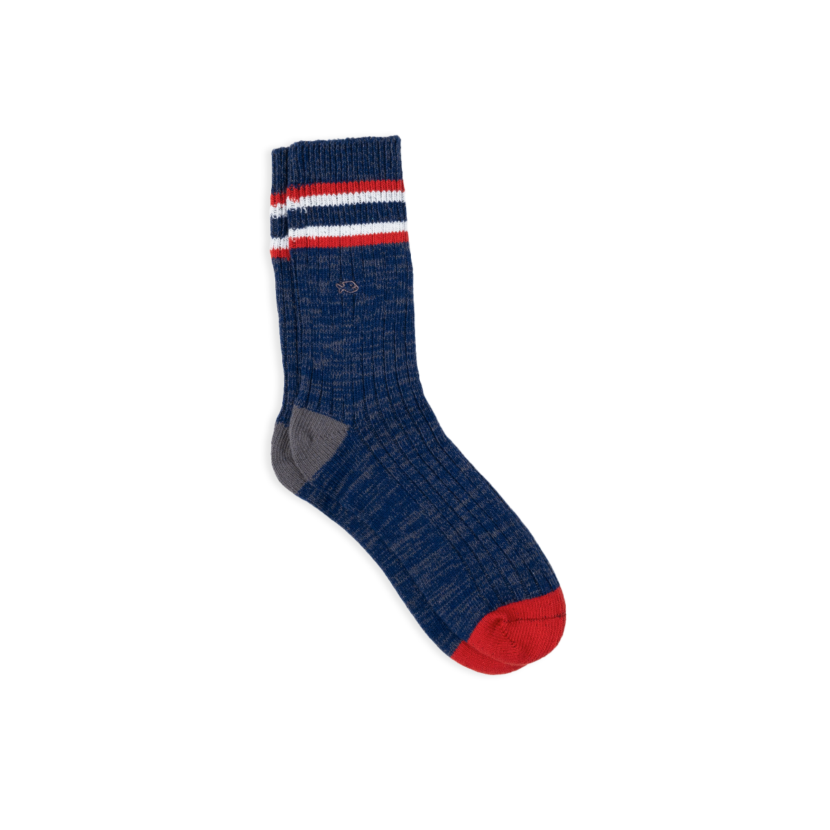 Chaussettes en coton épais club  Bleu, blanc et rouge