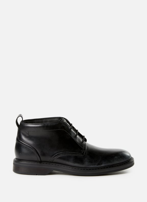 Derbies unies en cuir Noir by CLARKS CLARKS Derbies unies en cuir Noir