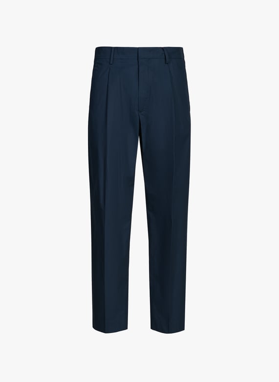 Pantalon droit en coton | Bleu by NN.07 Pantalon droit en coton Bleu