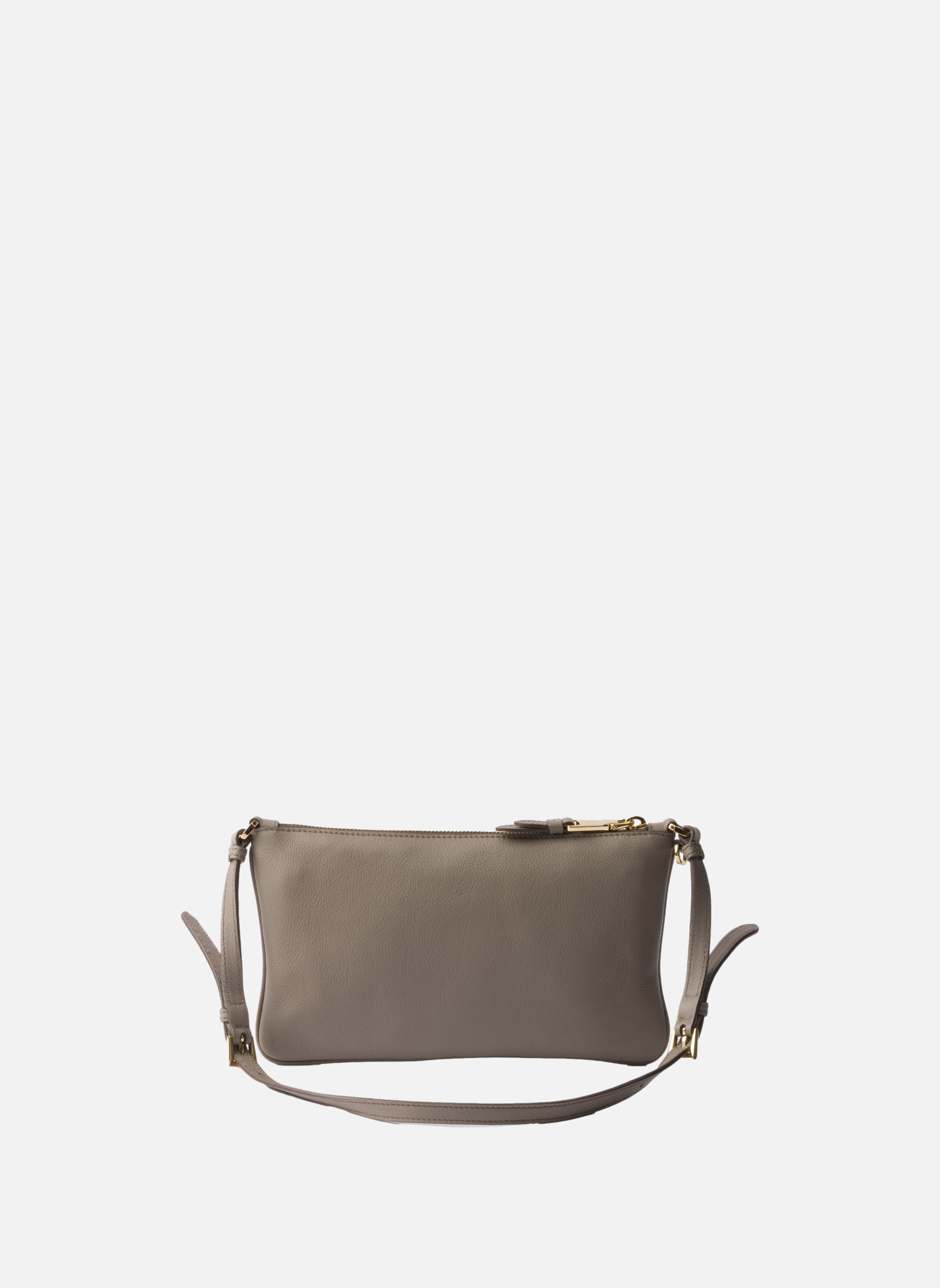 Pochette en cuir PRADA Gris