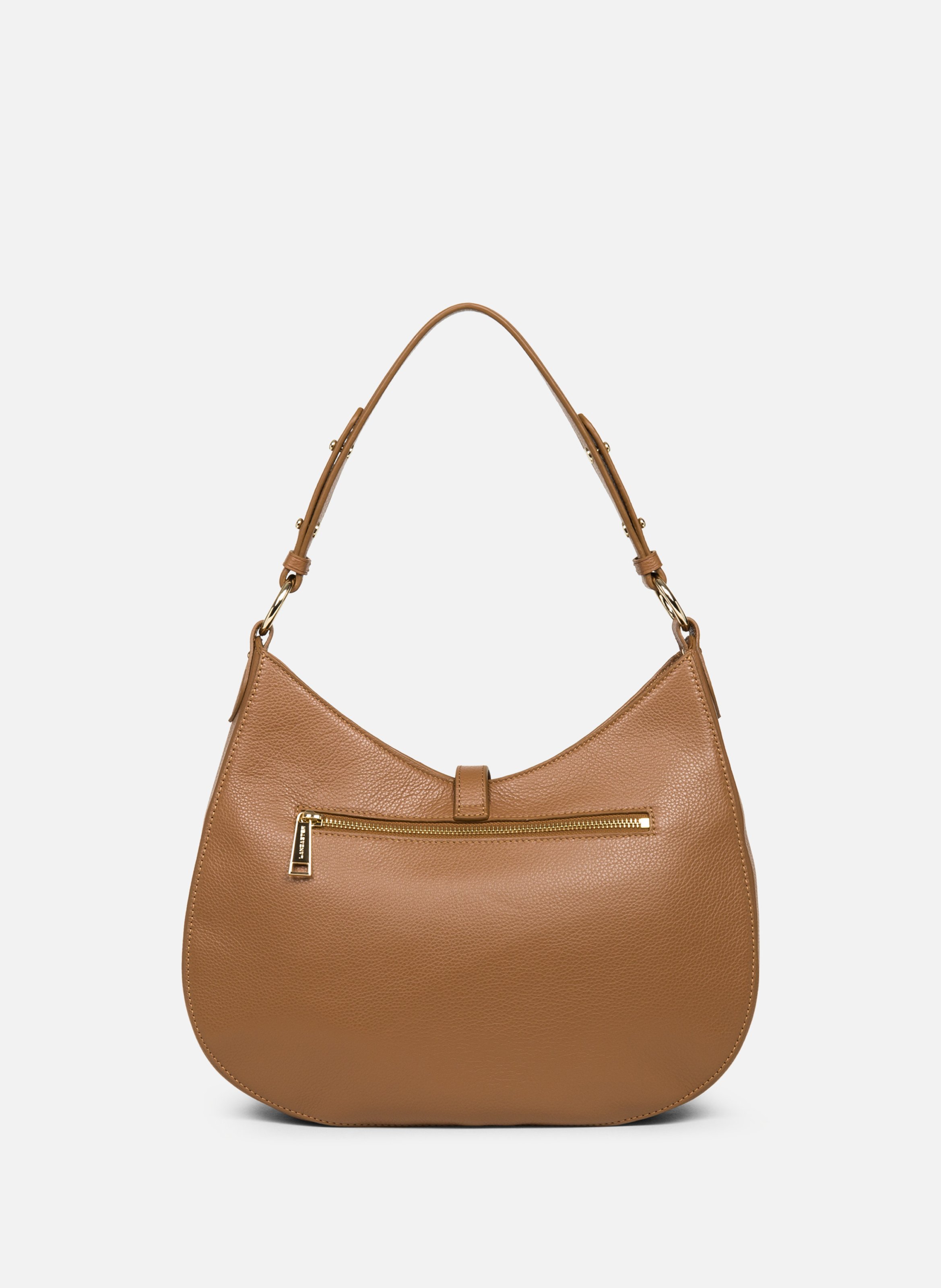 Grand sac besace - milano horizon LANCASTER Marron