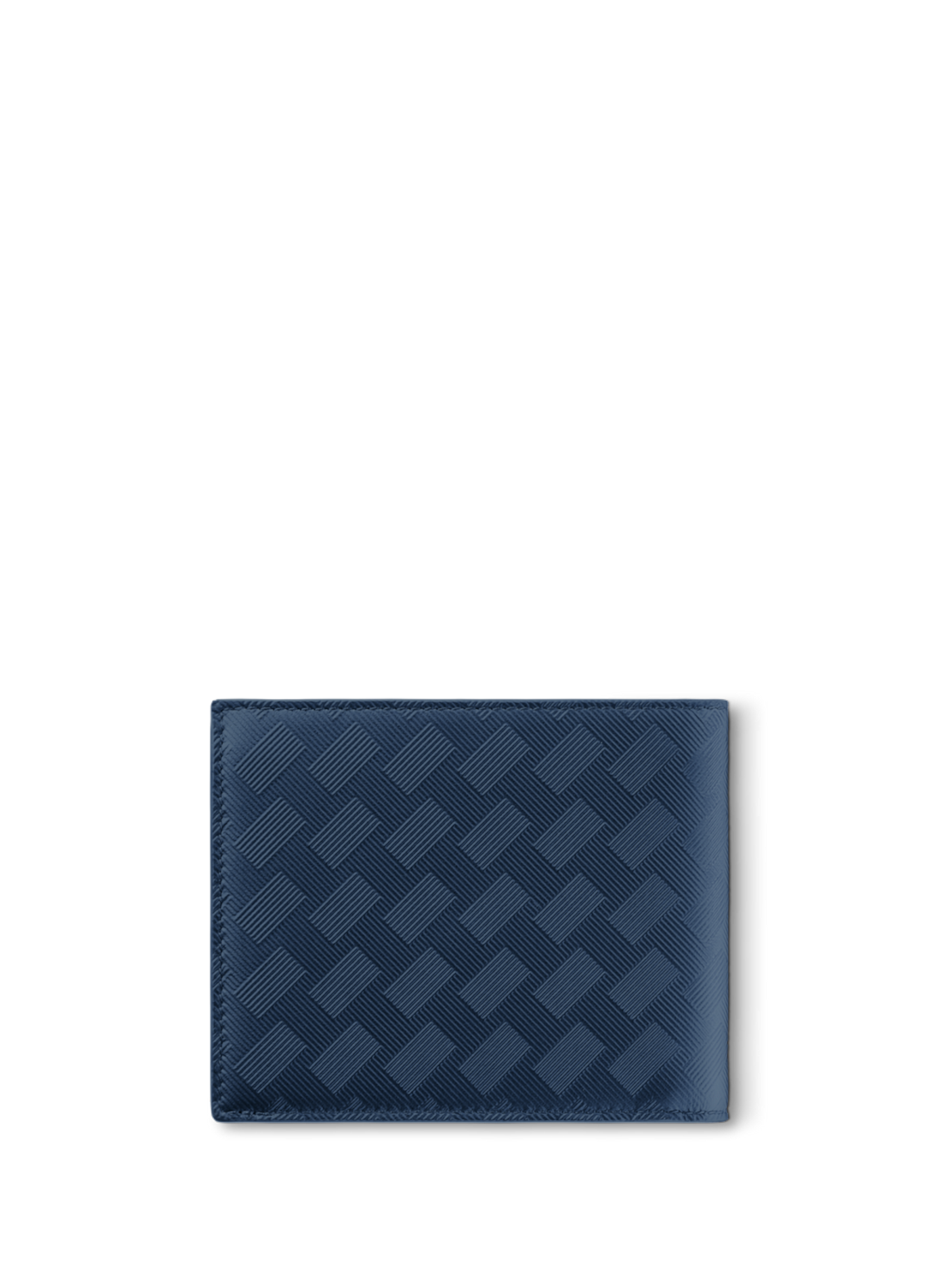 Textured leather wallet MONTBLANC Blue