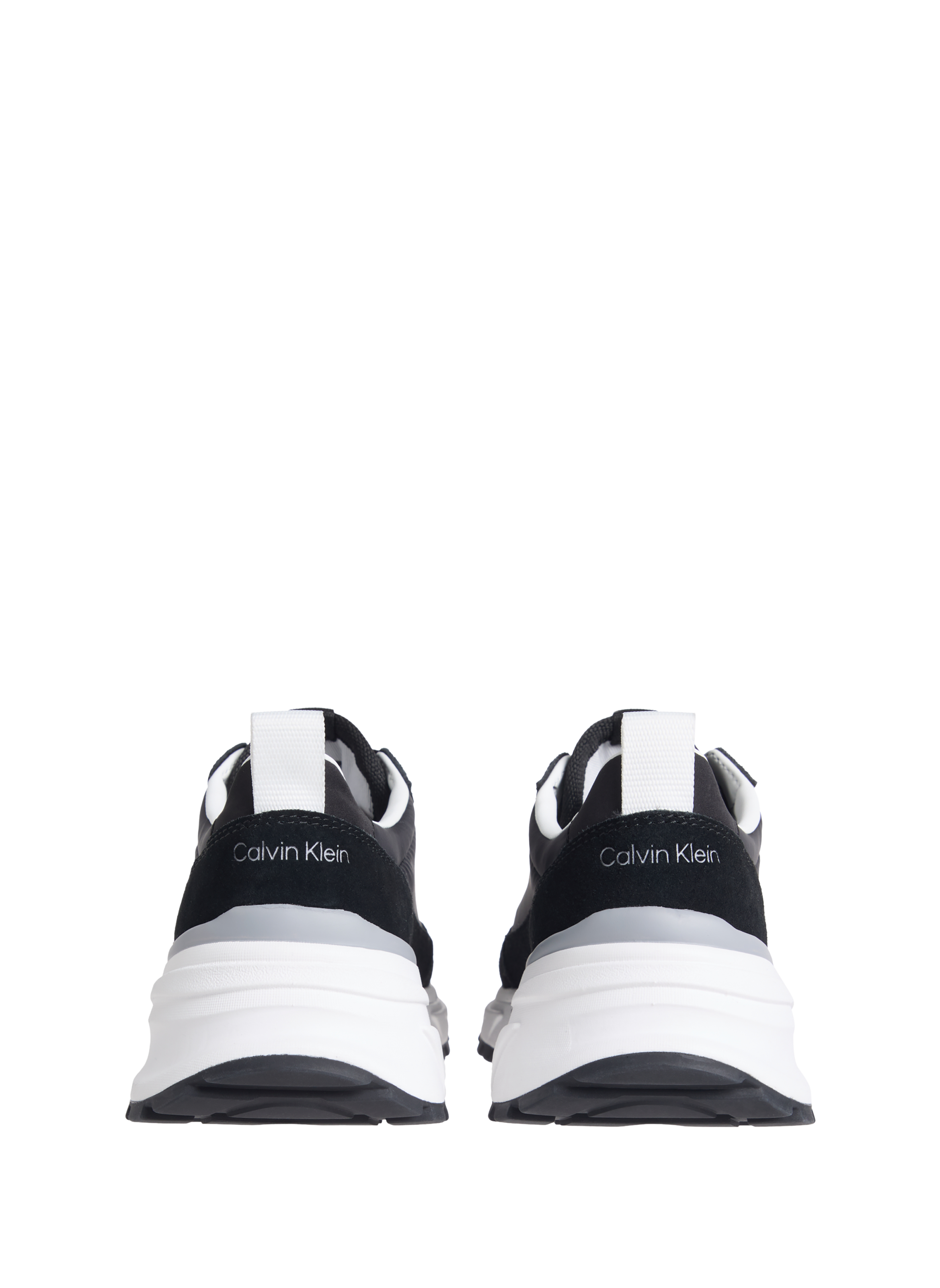 Bi-material low-top sneakers CALVIN KLEIN Black