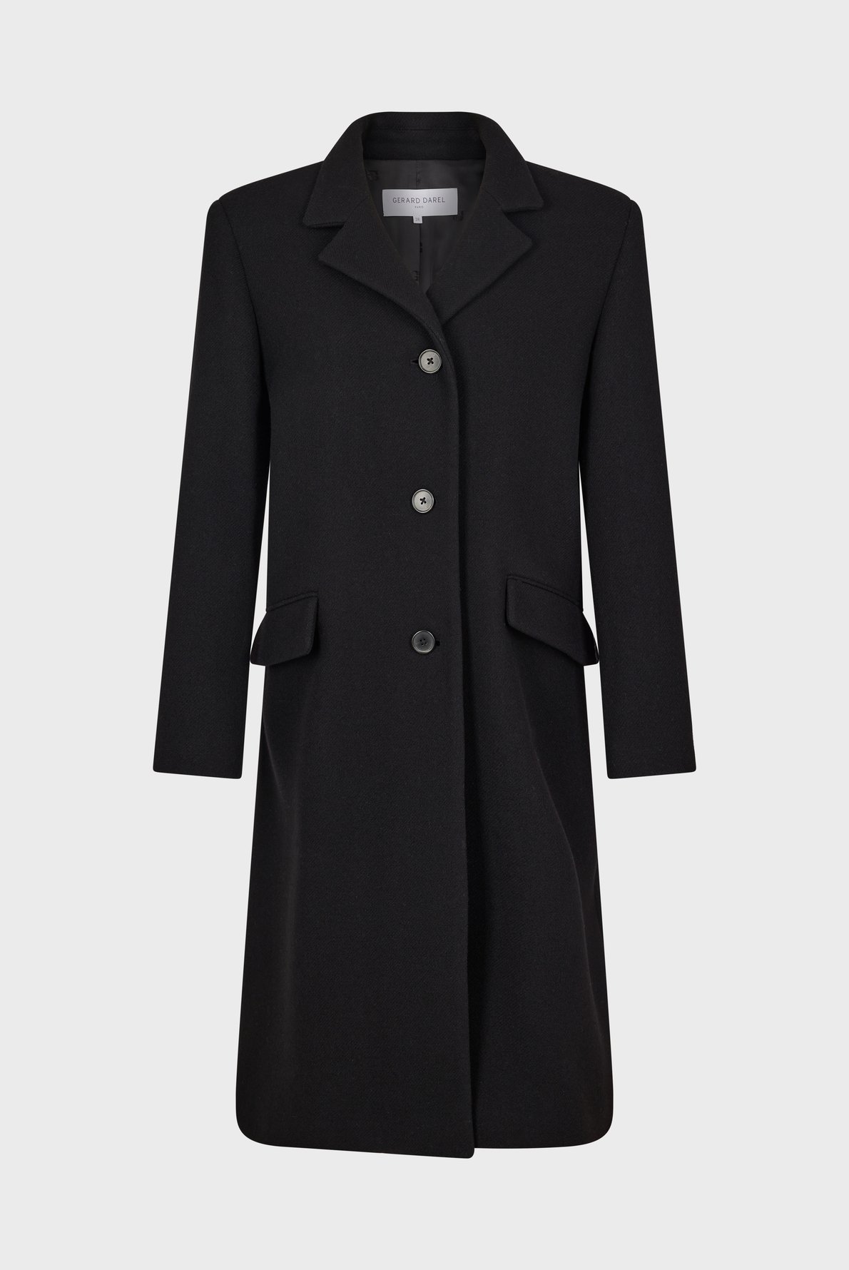 Pardessus en laine mélangée - lexa GERARD DAREL Noir