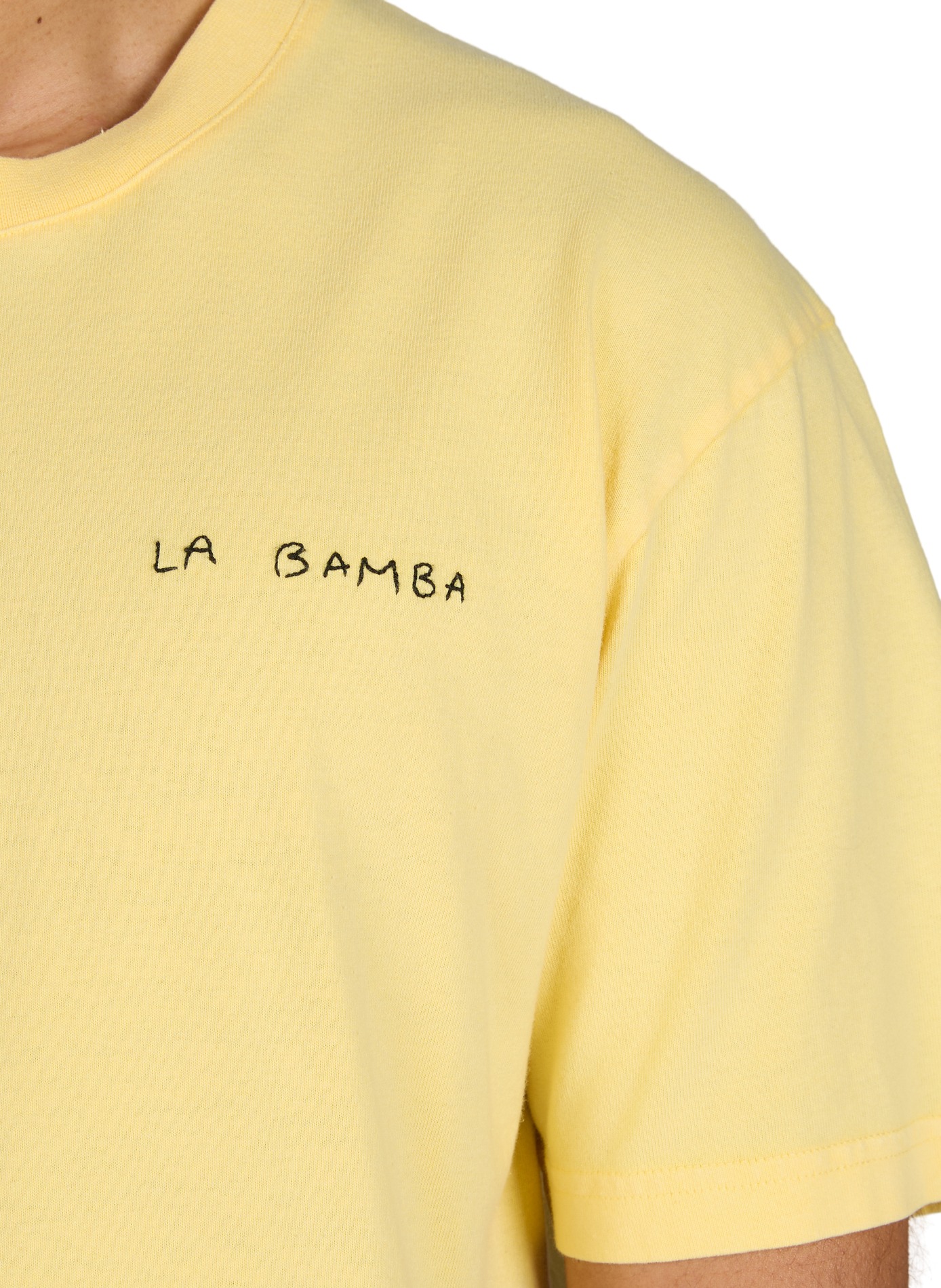 La Bamba organic cotton T-shirt MAISON LABICHE Yellow