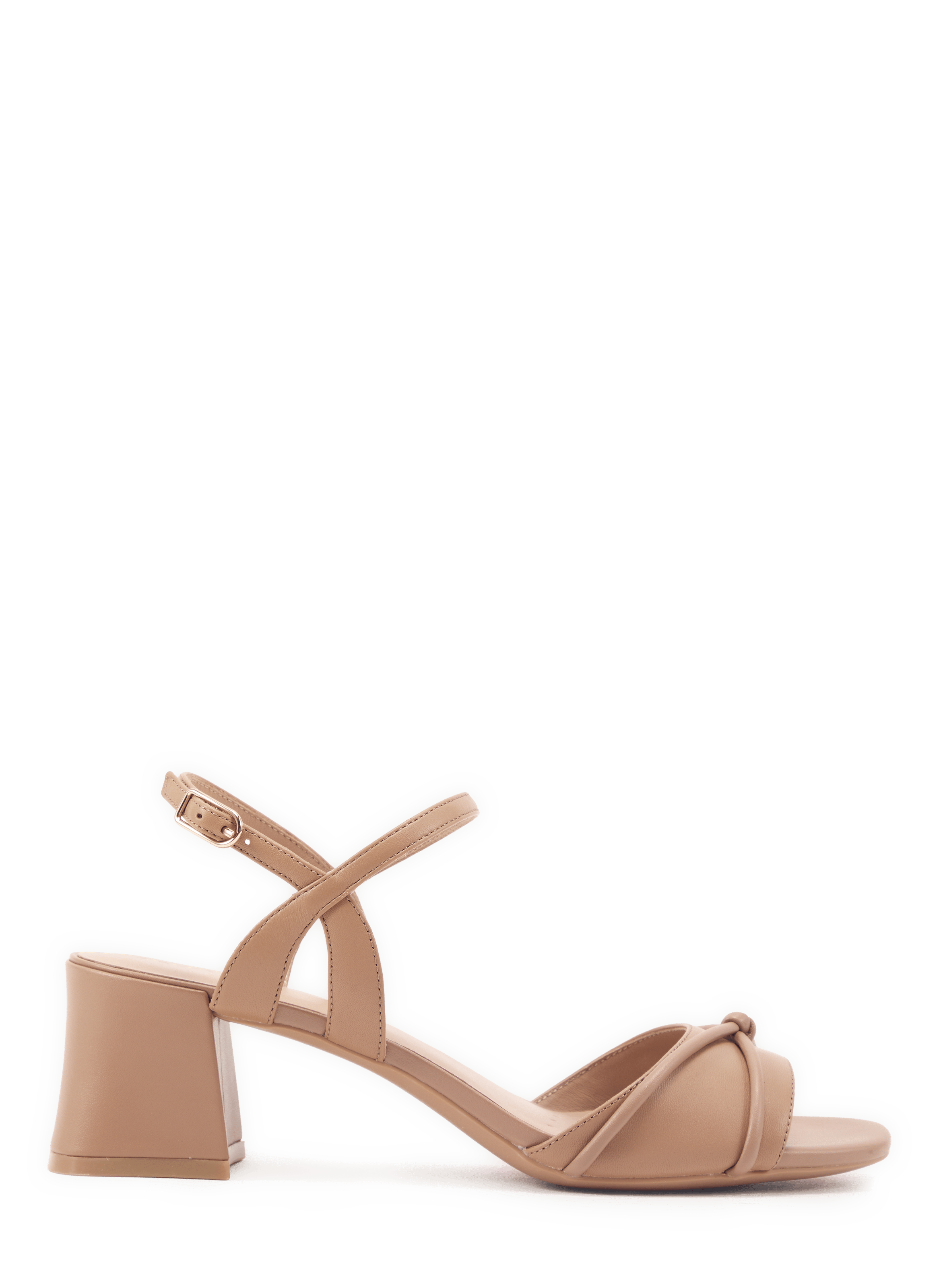 Sandales à talons New Erica 50 en cuir GEOX Beige