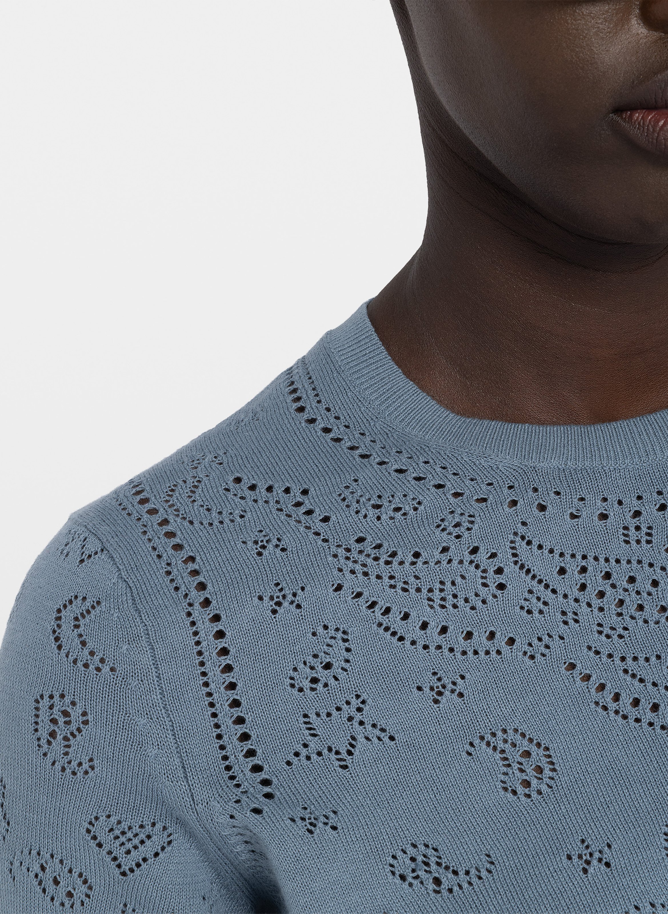 Pull droit en coton dolly ZADIG&VOLTAIRE Bleu