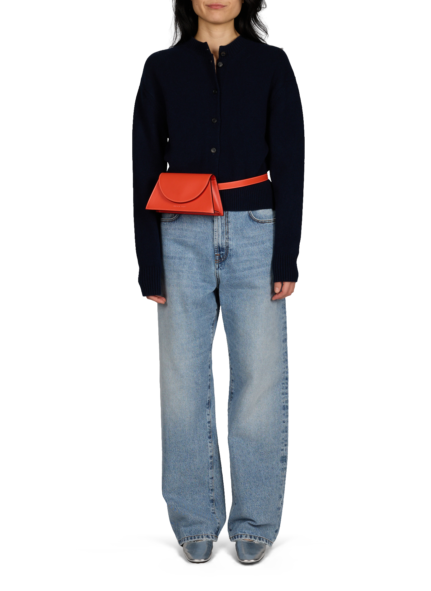 Pantalón amplio ROHE FRAMES Azul