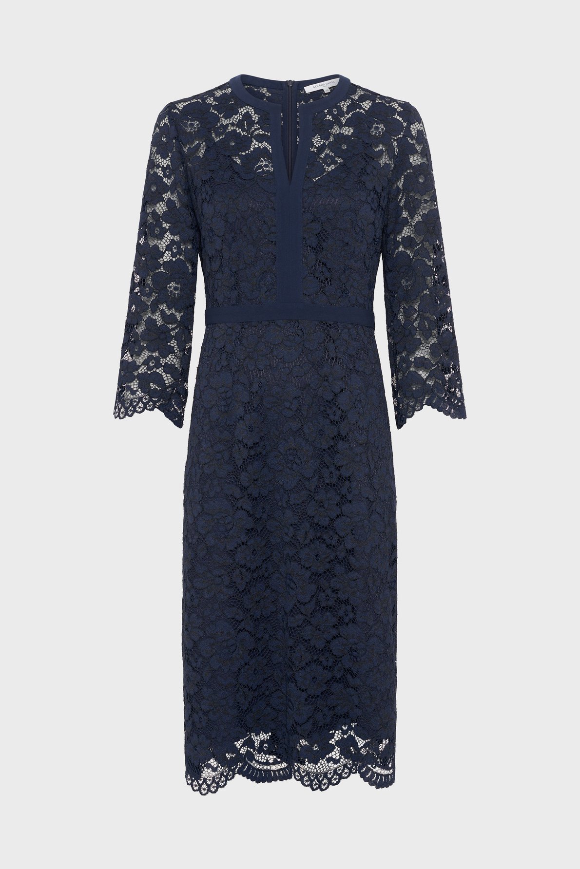 Robe mi-longue en dentelle - radia GERARD DAREL Bleu