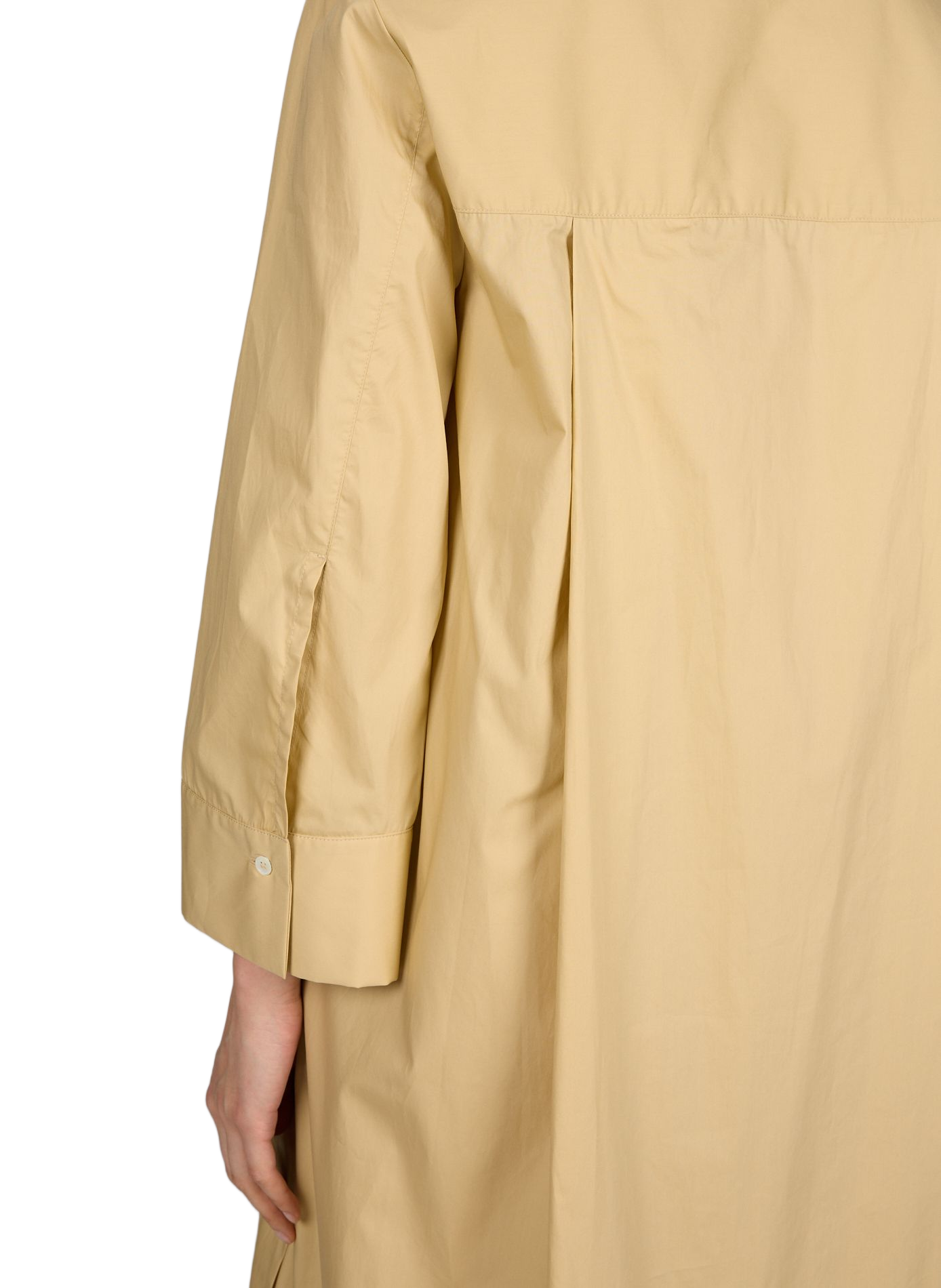 Robe longue ample en coton TELA Beige