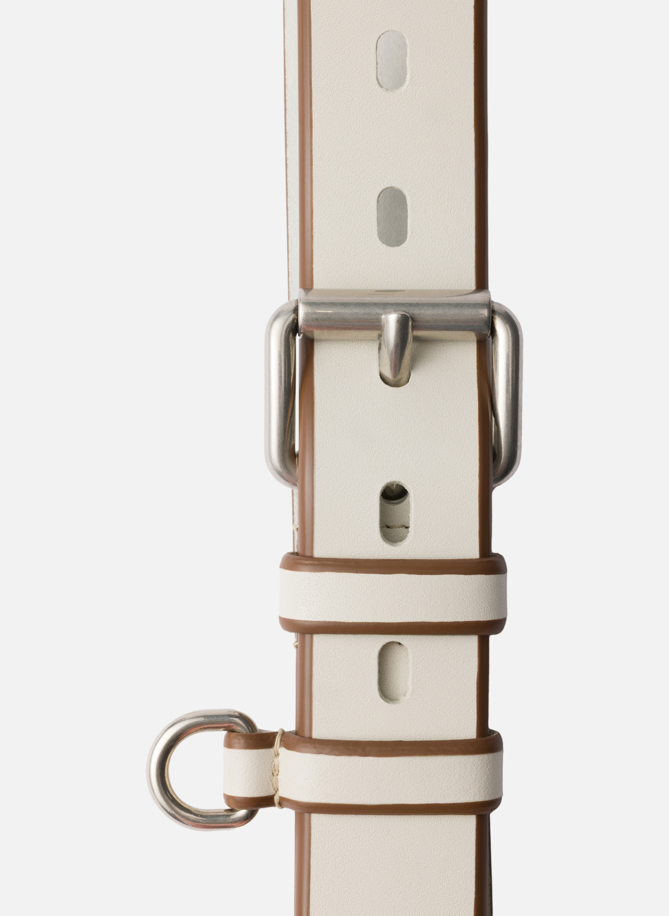 Ceinture en cuir PRADA Beige