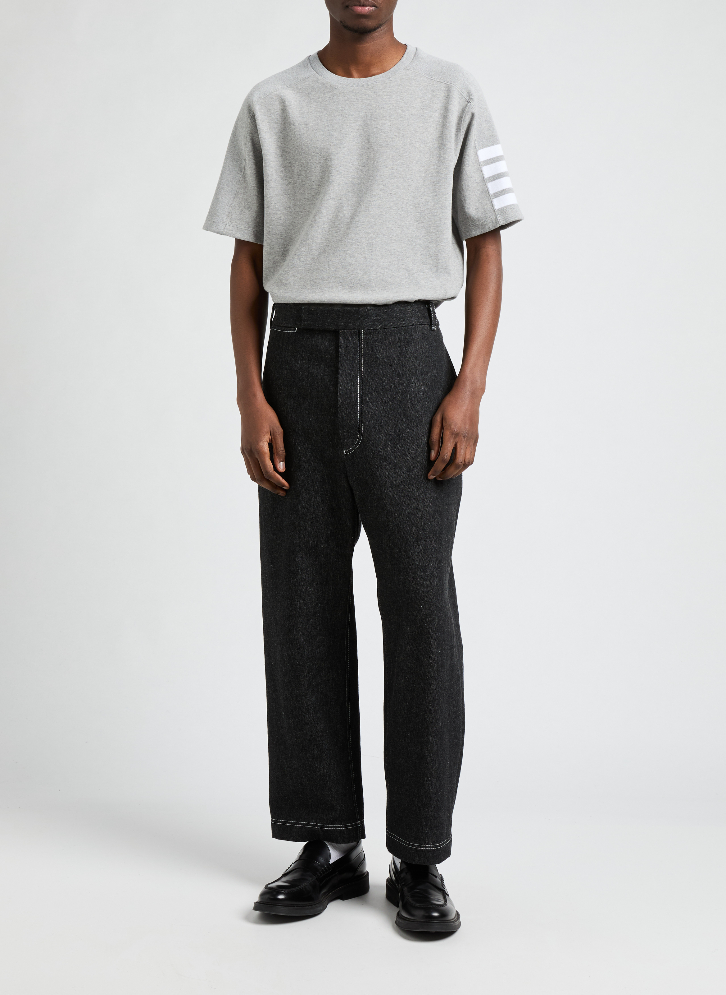 Baumwollhose THOM BROWNE Schwarz