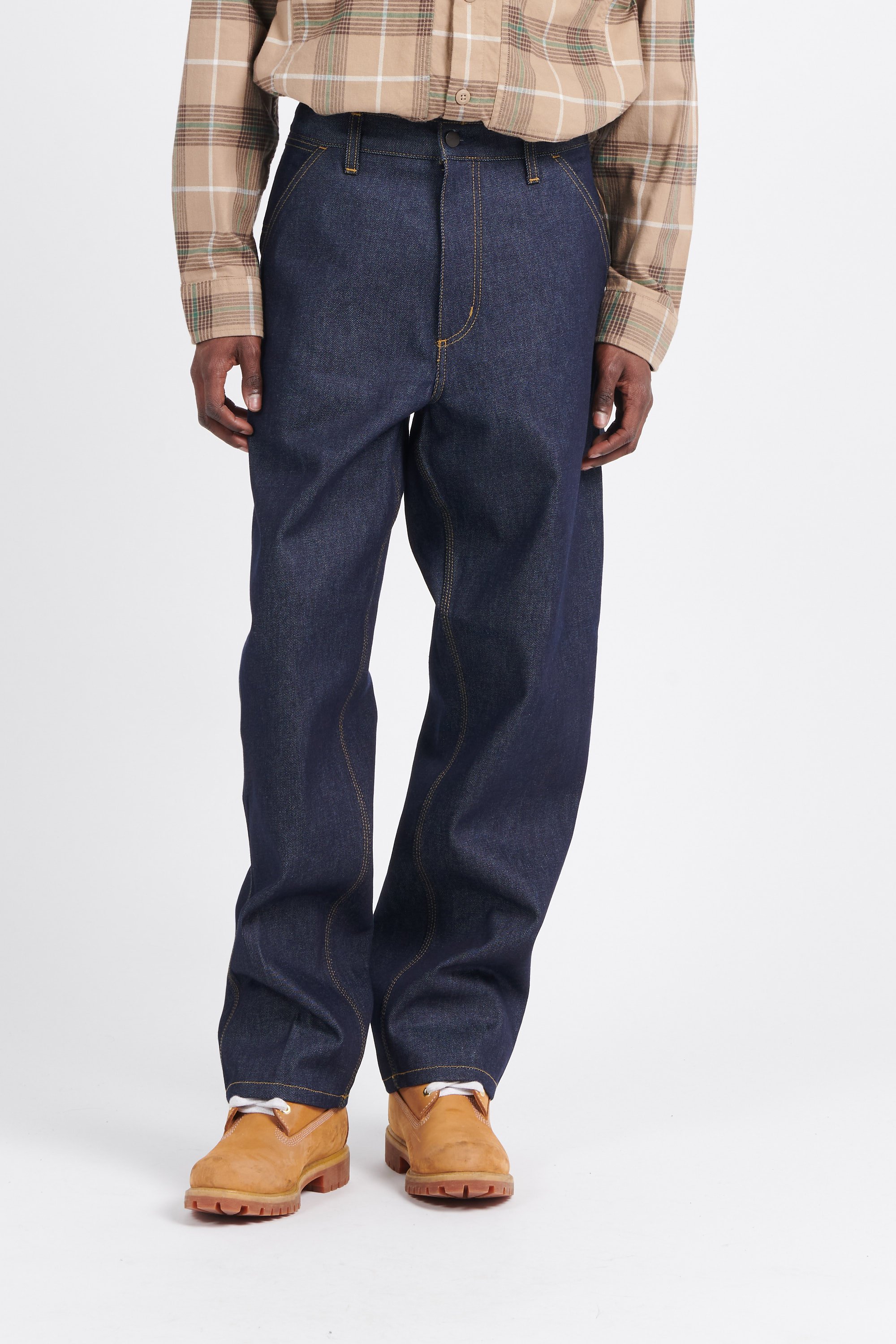 Jean single knee CARHARTT WIP Bleu