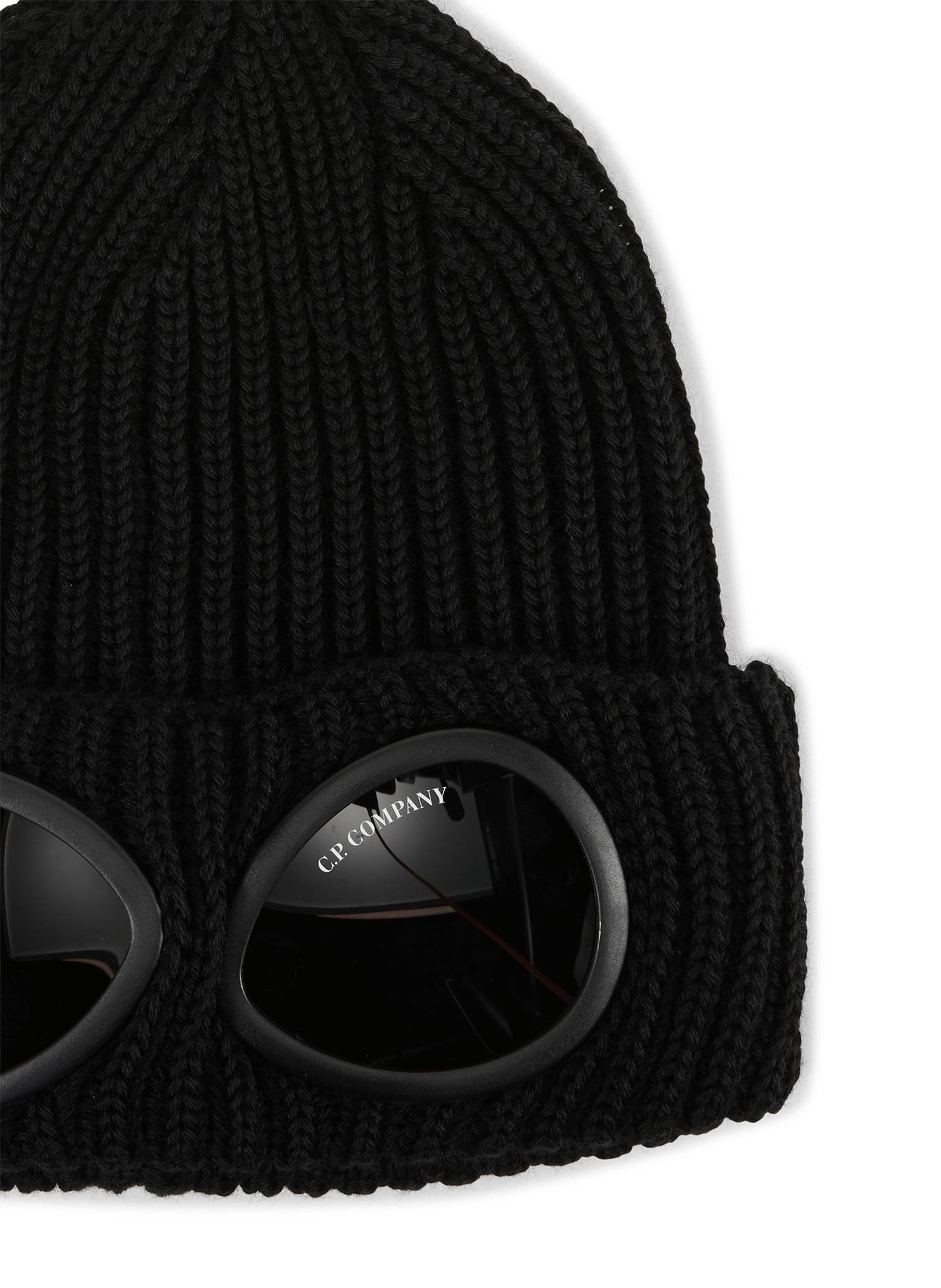 Wool beanie CP COMPANY Black