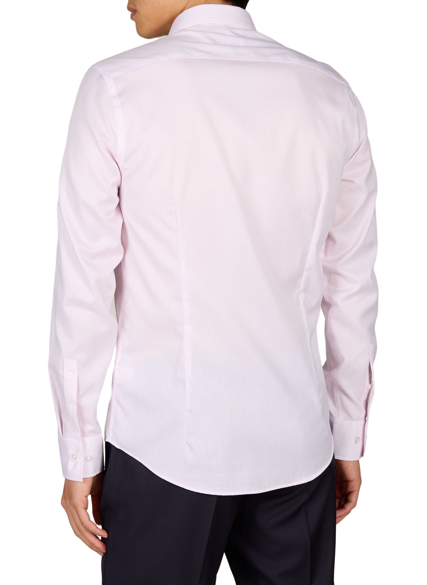 Straight buttoned jacquard shirt CALVIN KLEIN Pink