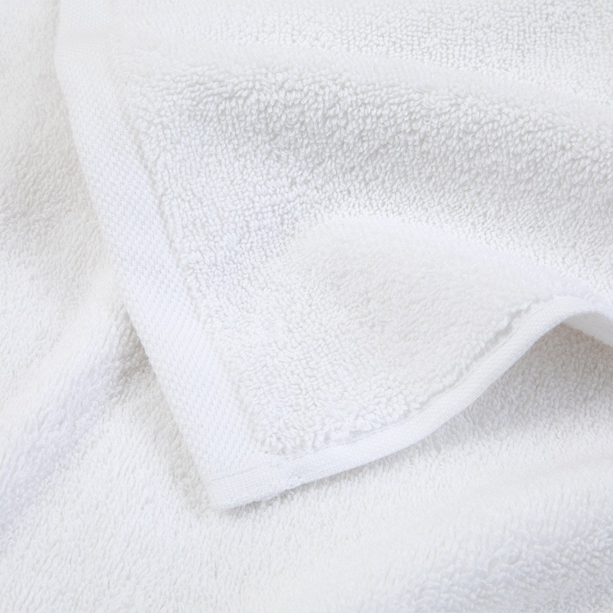 Serviette de toilette  en coton, ma douce DESFORGES Blanc