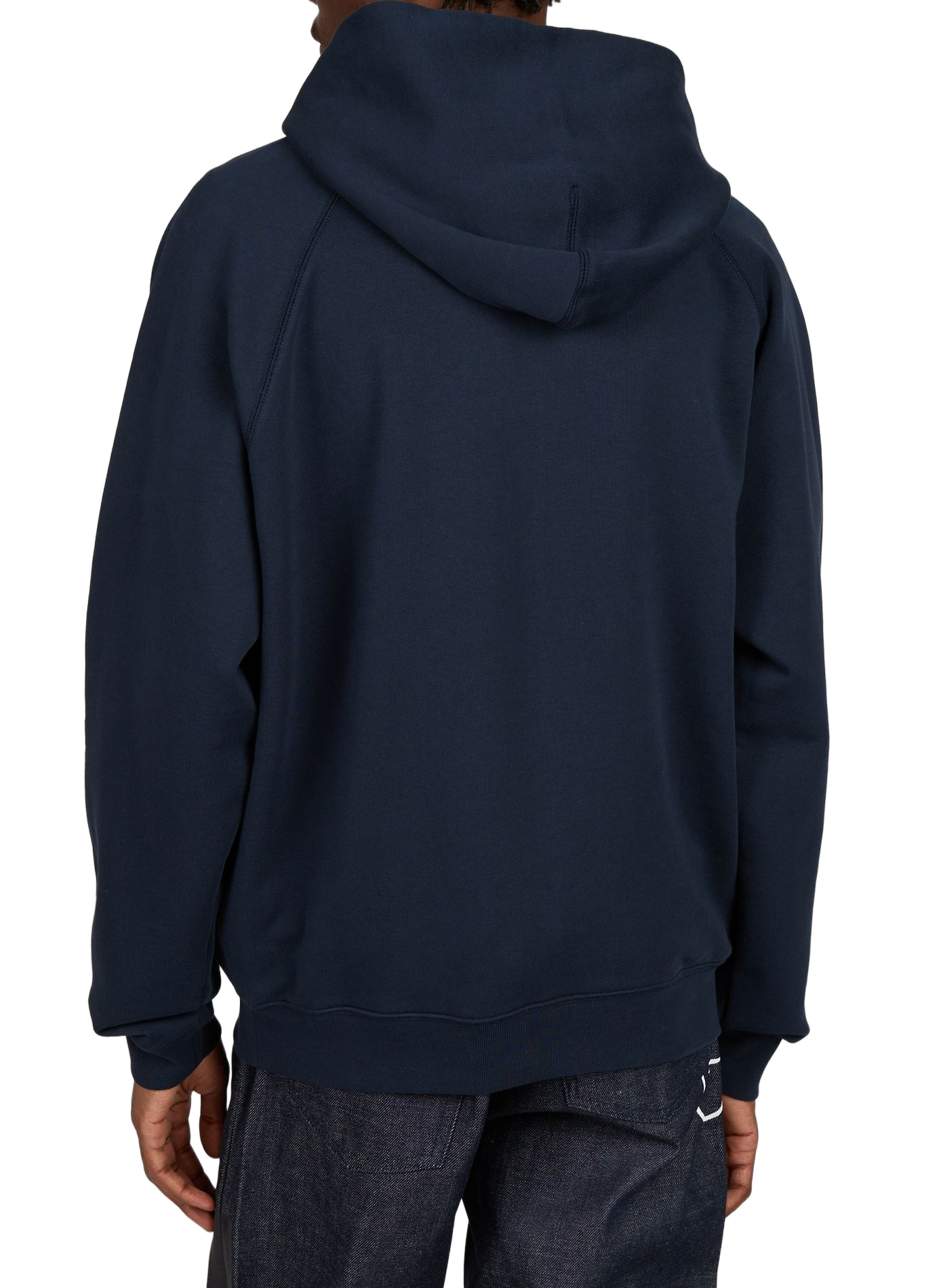 Cotton logo sweatshirt A.P.C. Blue