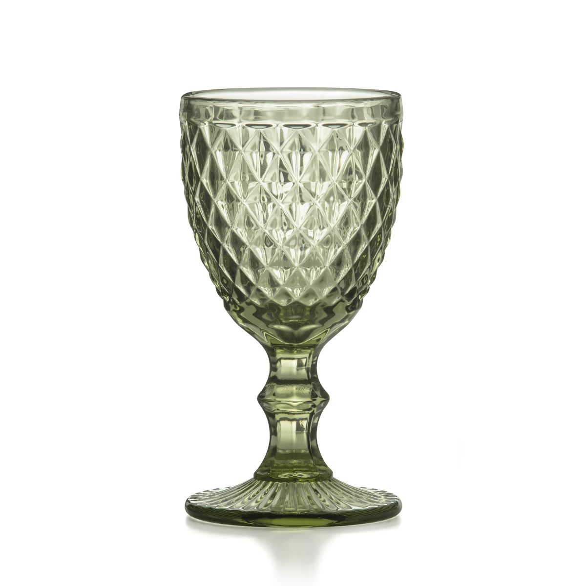 Diamond - 6 verres à pied 20 cl MEDARD DE NOBLAT Vert