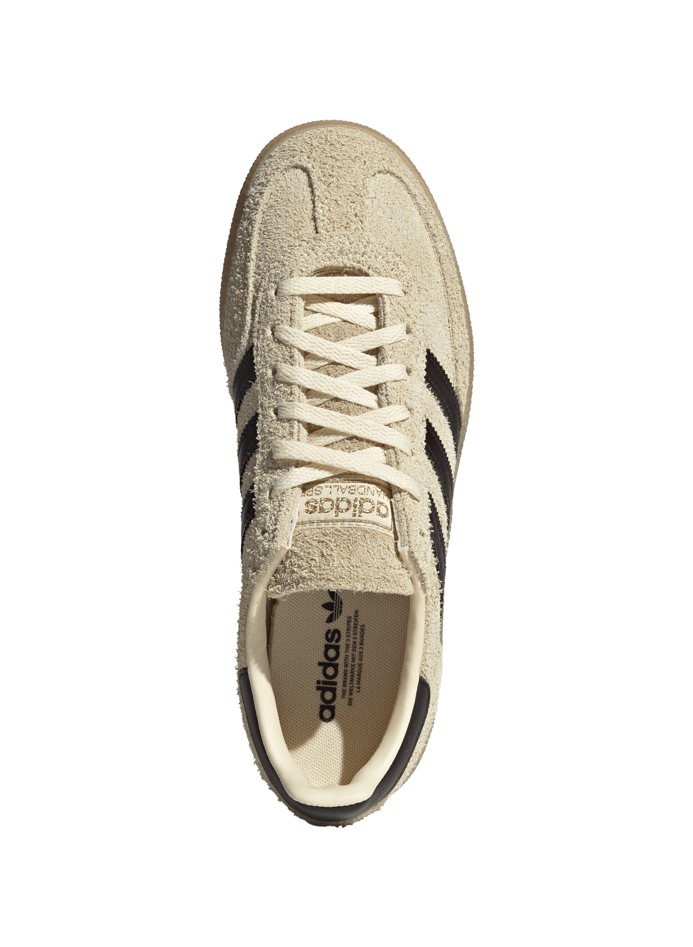 Baskets Handball Spezial en cuir ADIDAS Beige