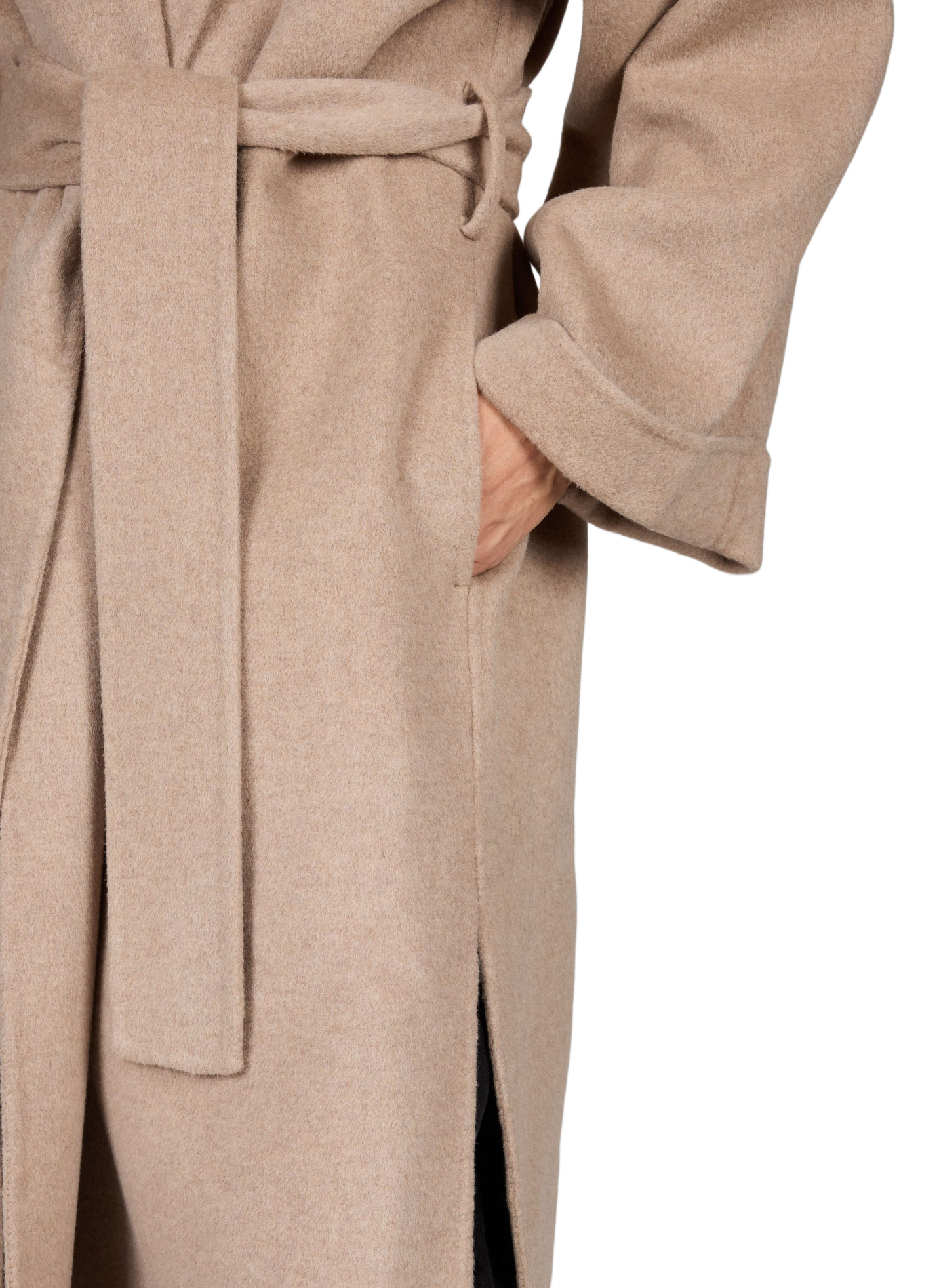 Manteau oversize Trullem en laine BY MALENE BIRGER Marron
