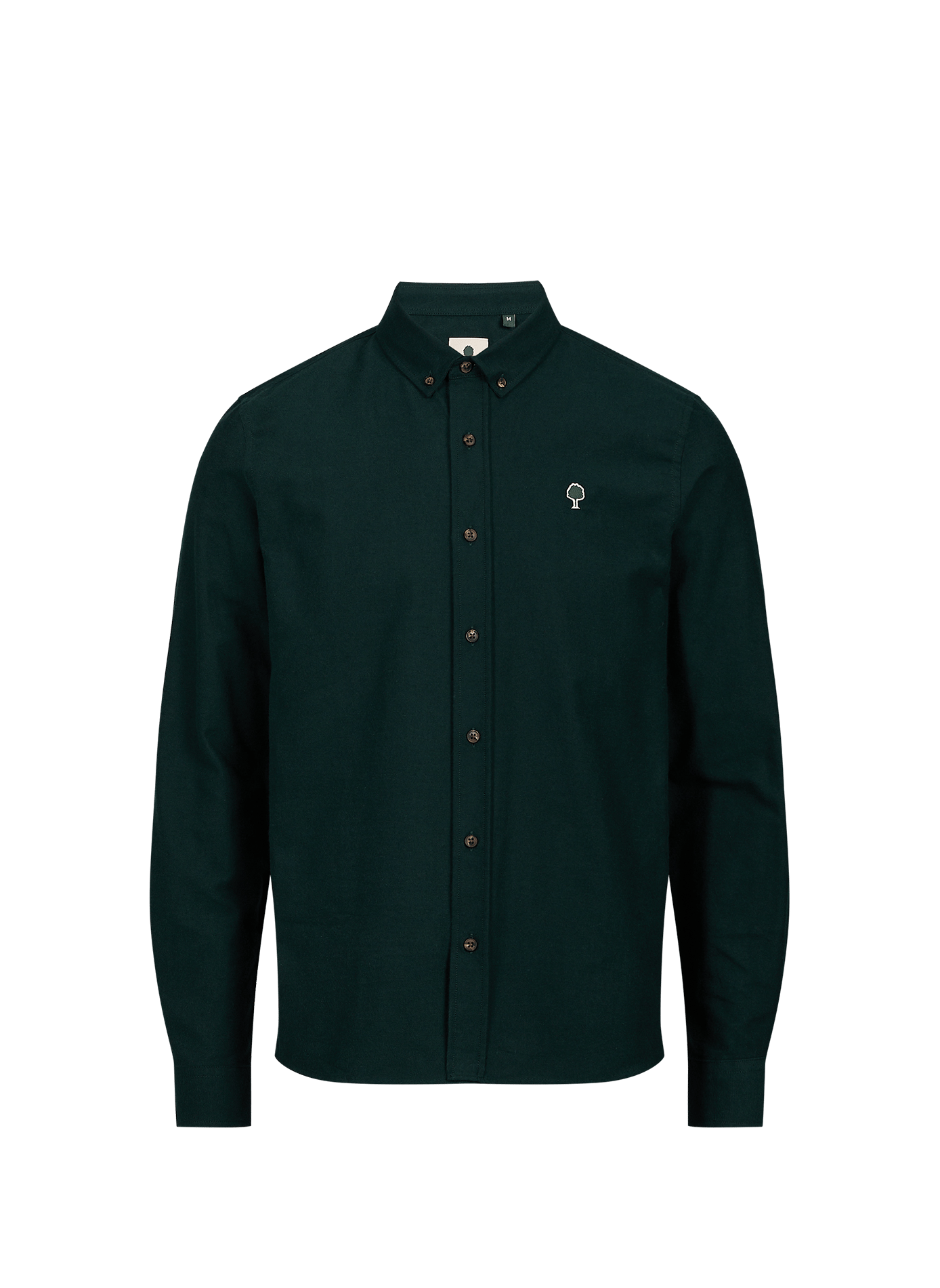 Chemise droite en coton FAGUO Vert