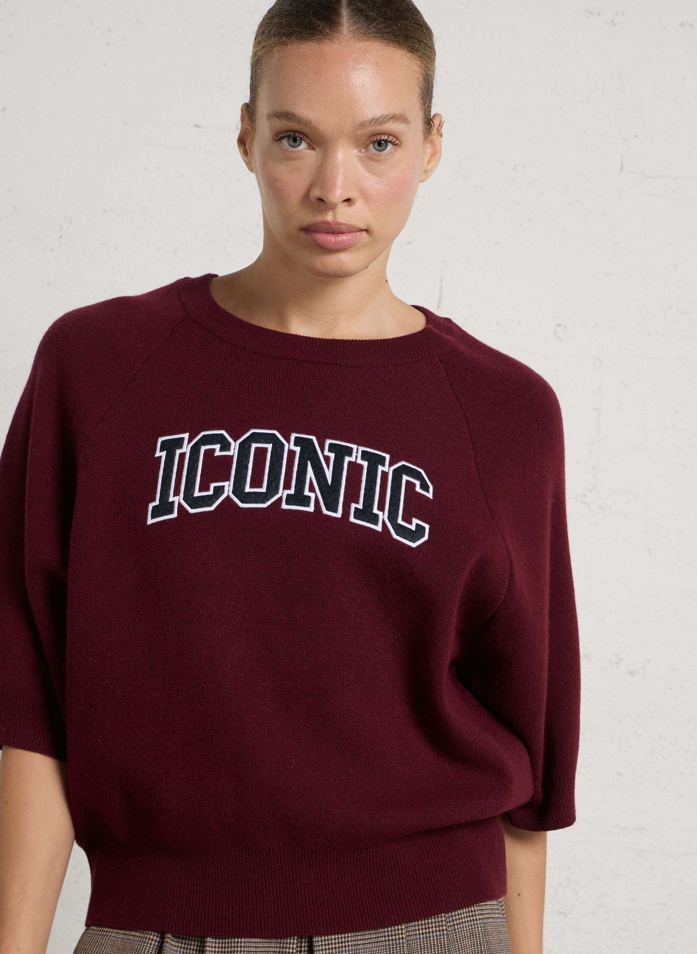Pull col rond atelier MAISON 123 Rouge