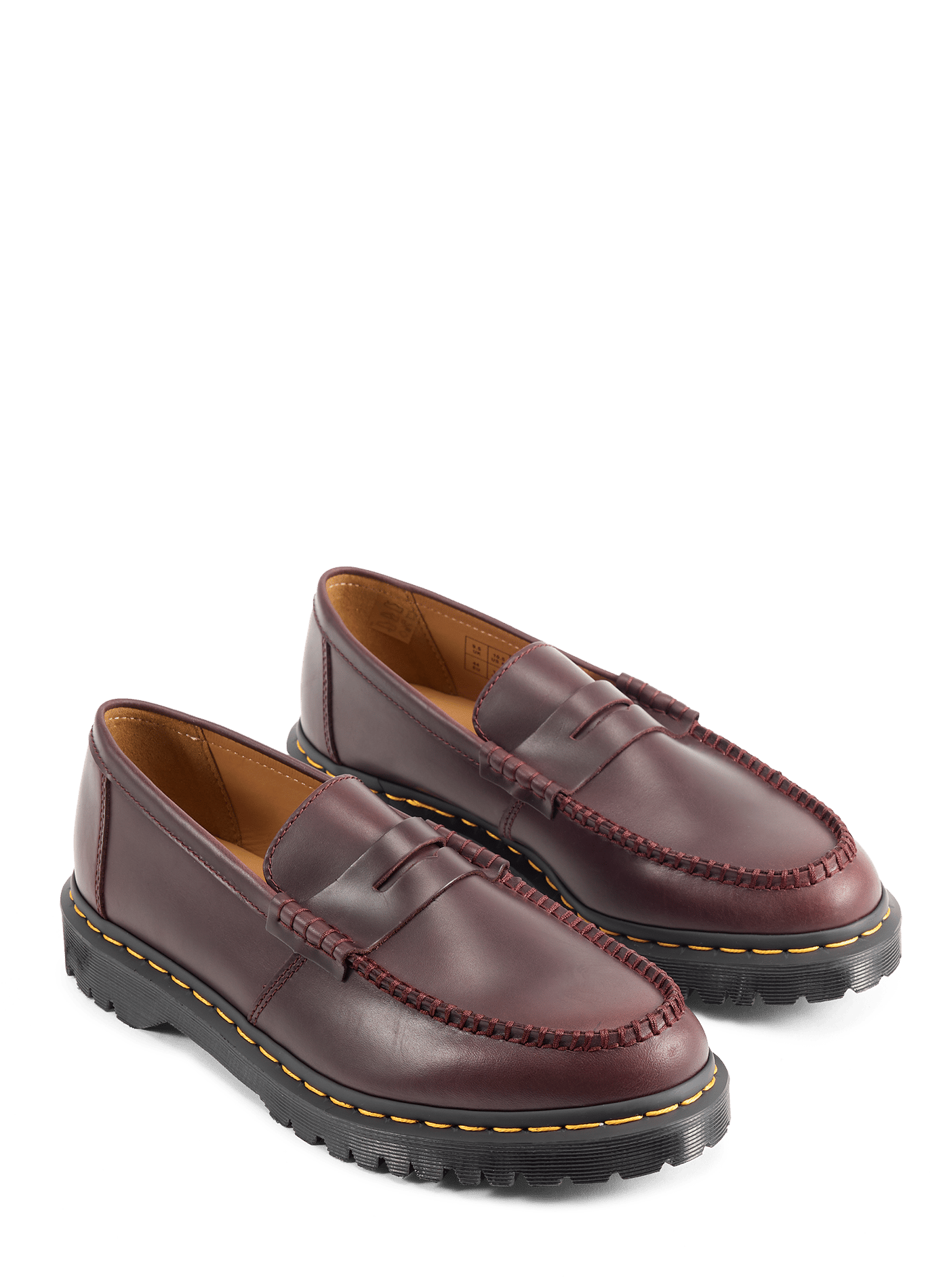 Penton Ben leren instappers in effen kleur DR. MARTENS Bruin