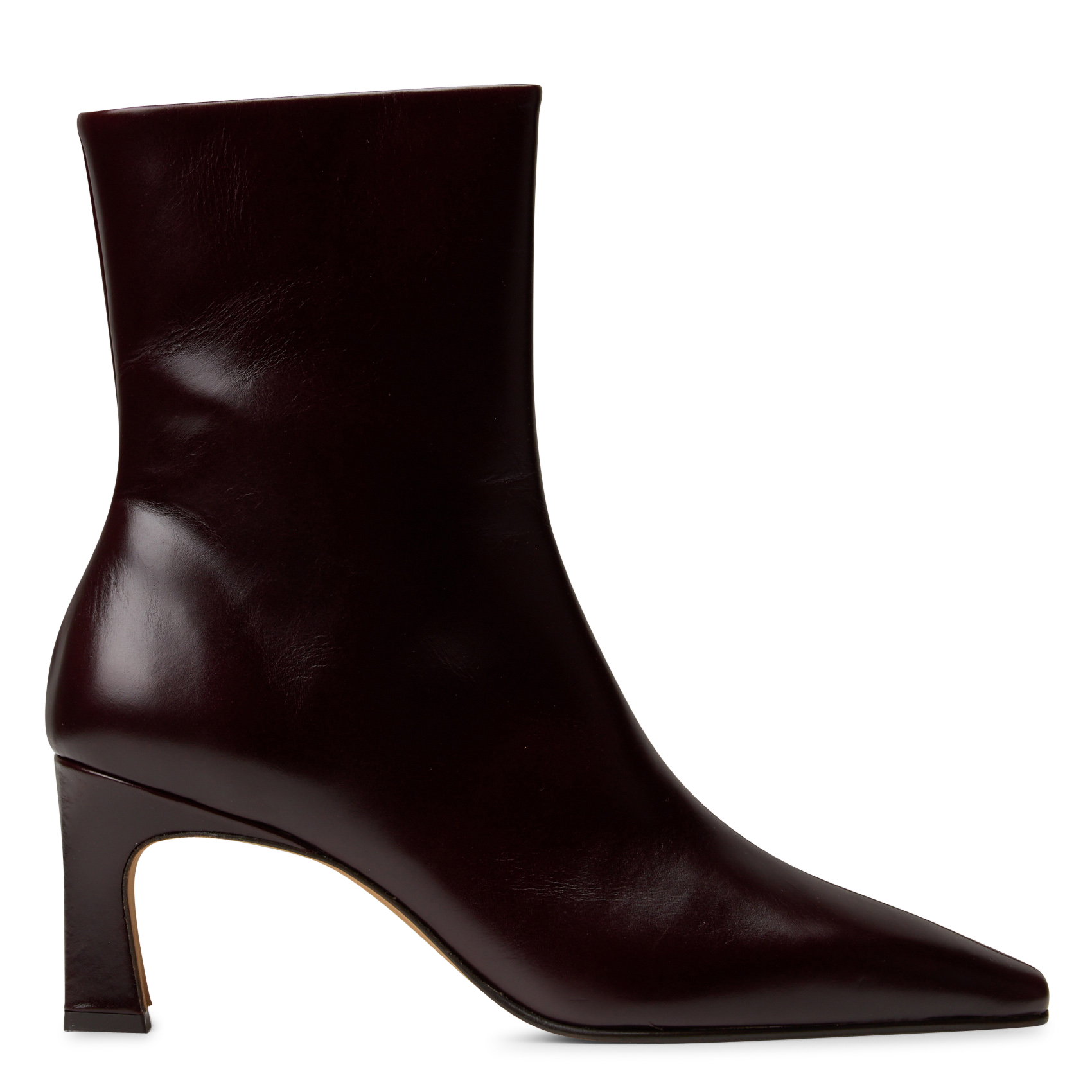 Bottines zippées en cuir emilie BOBBIES Violet