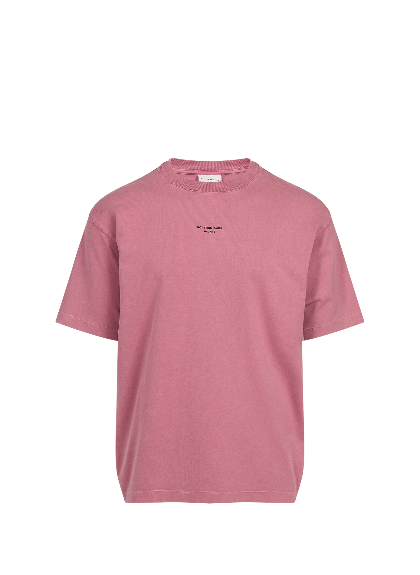 Oversized cotton T-shirt DROLE DE MONSIEUR Pink
