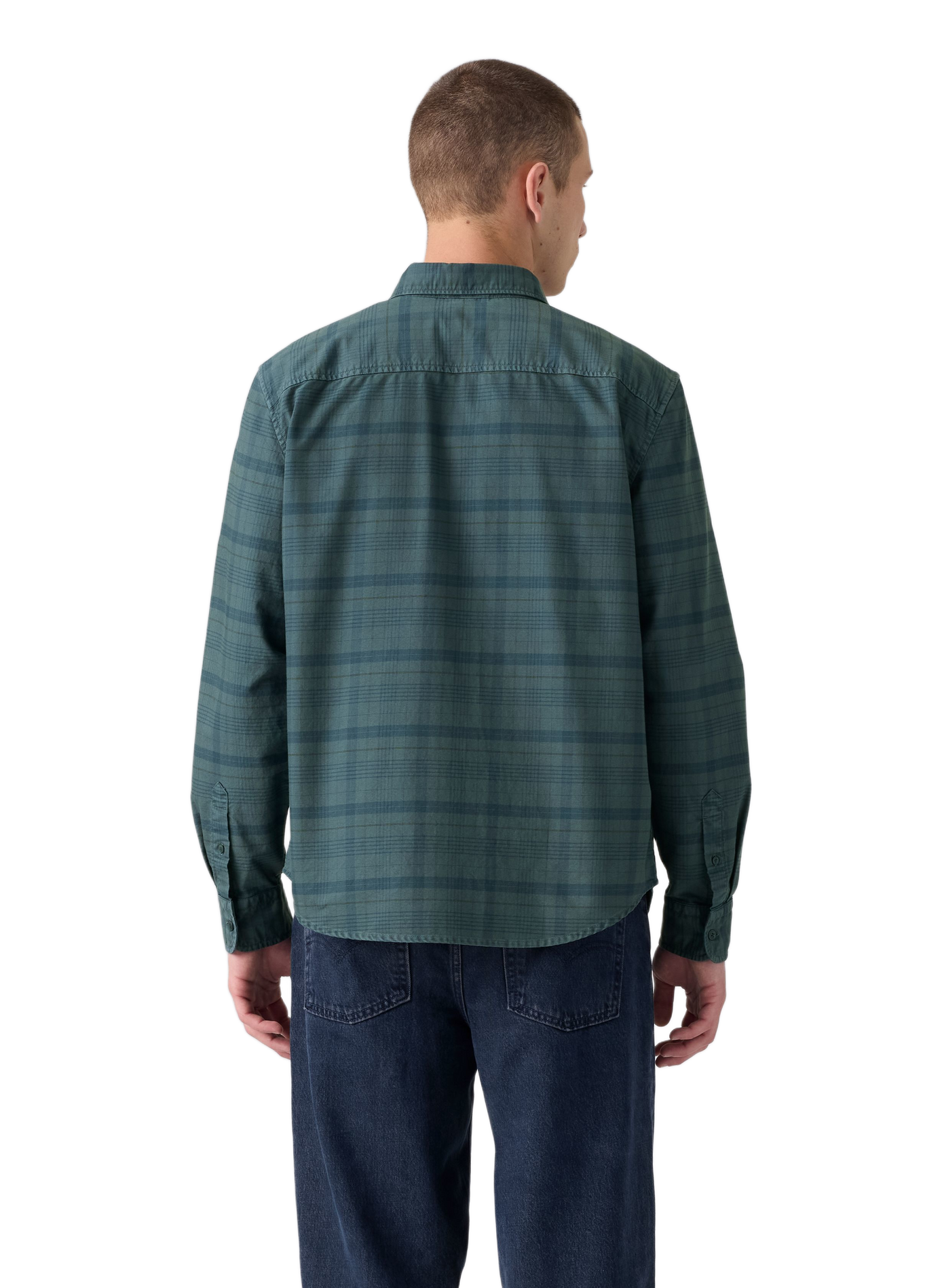 Straight shirt with American collar in cotton LEVI'S Green
