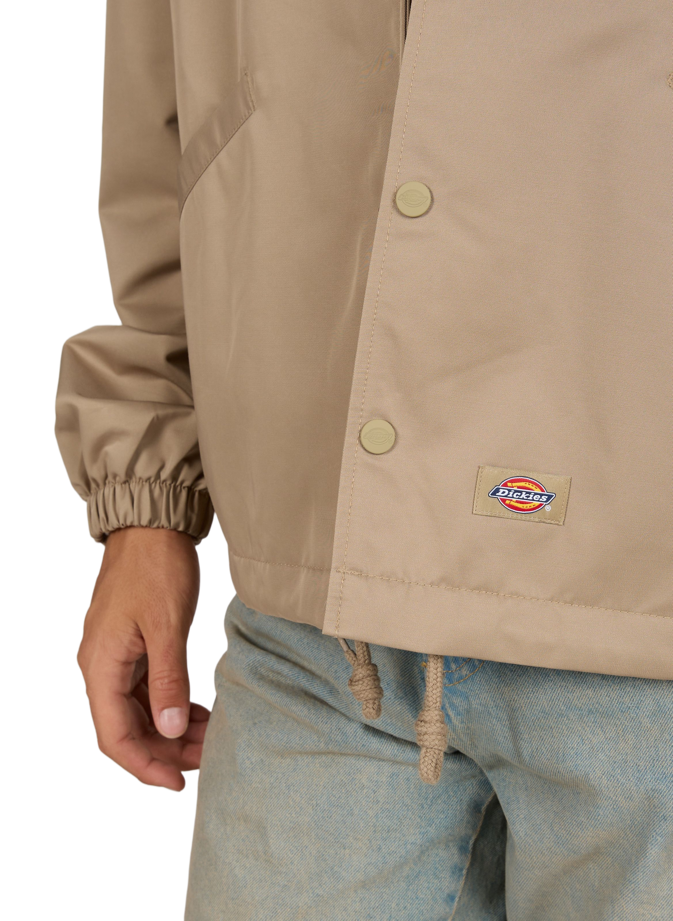 Veste droite boutonnée à col classique  DICKIES Kaki