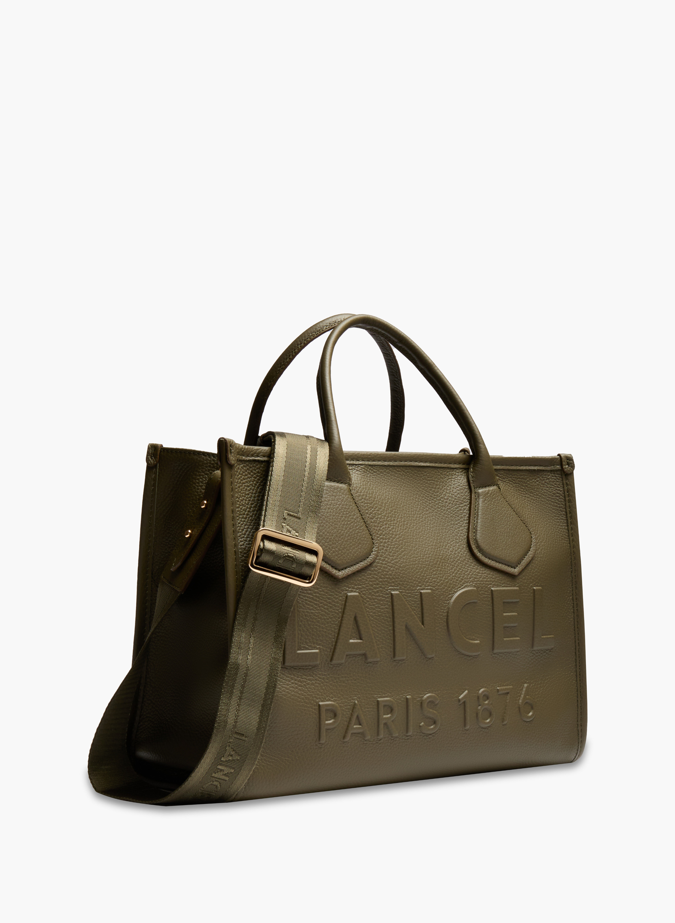Ritstas m jour van Lancel in leer LANCEL Groen